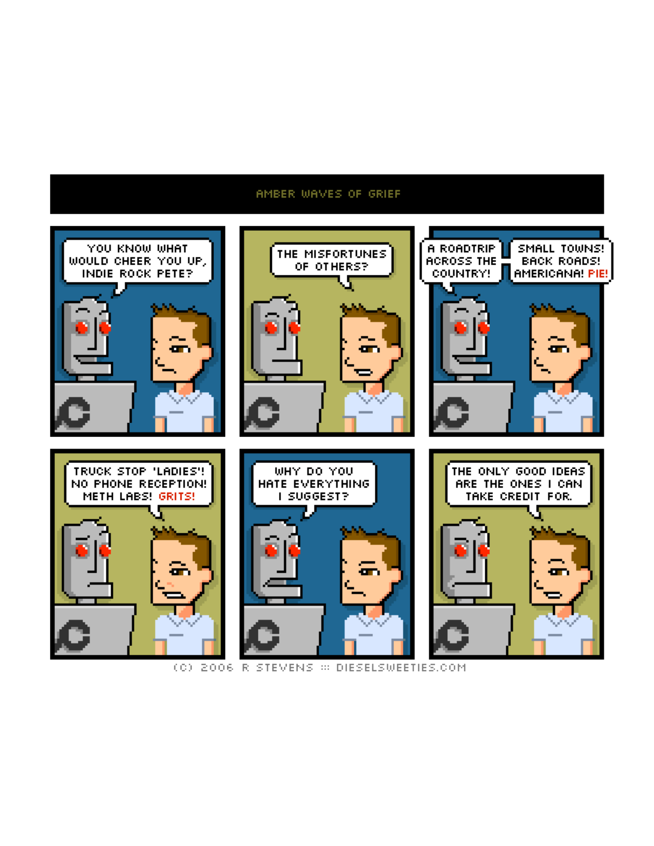 Diesel Sweeties (ebook volumes), page 18. Diesel Sweeties by R. Stevens, CC BY-NC. https://dieselsweeties.com/ebooks/