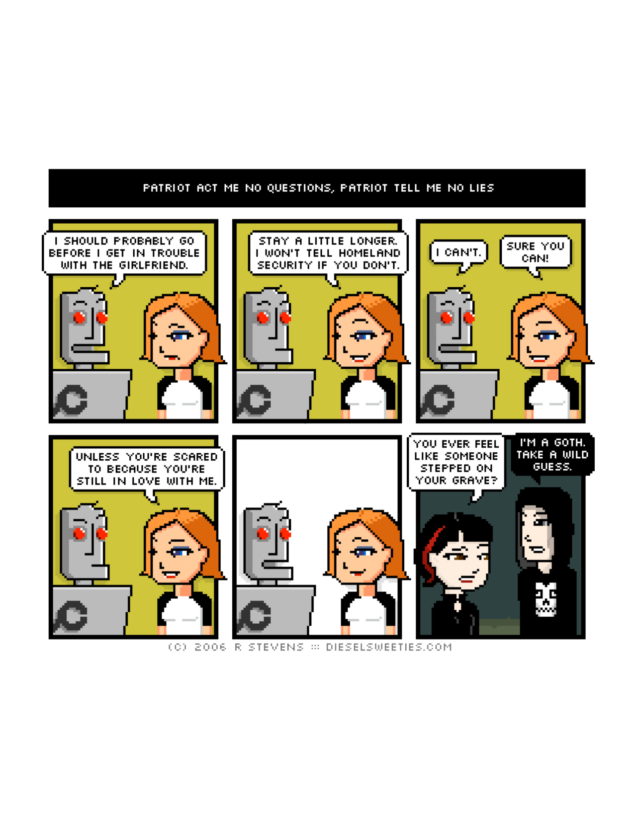 Diesel Sweeties (ebook volumes), page 24. Diesel Sweeties by R. Stevens, CC BY-NC. https://dieselsweeties.com/ebooks/