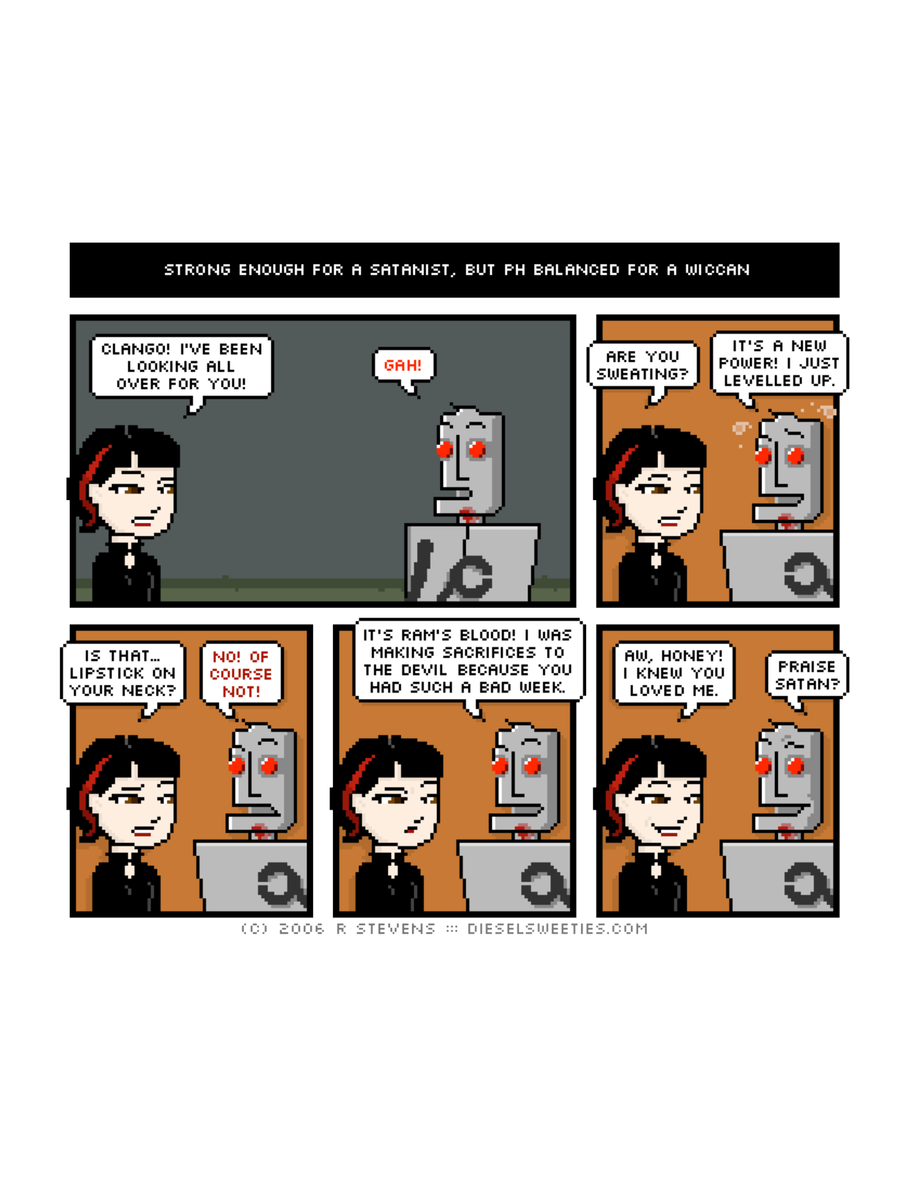 Diesel Sweeties (ebook volumes), page 27. Diesel Sweeties by R. Stevens, CC BY-NC. https://dieselsweeties.com/ebooks/