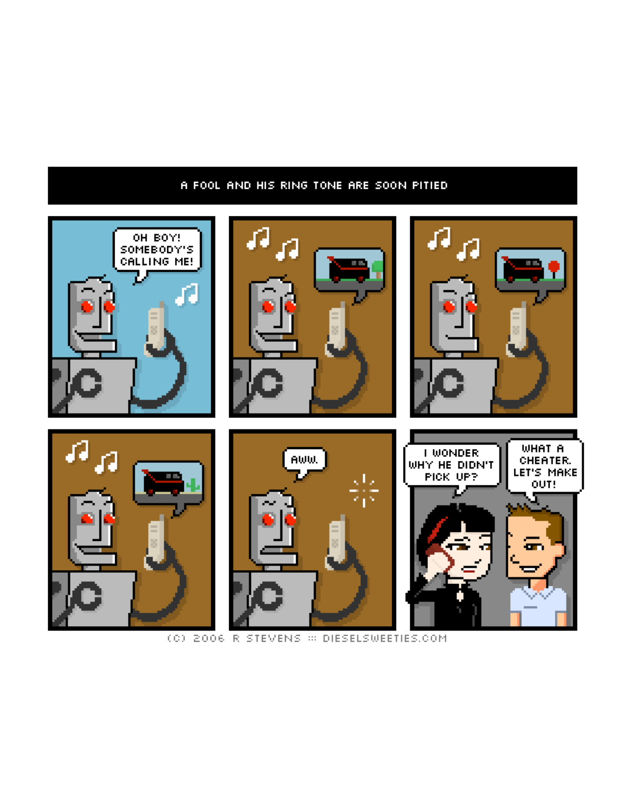 Diesel Sweeties (ebook volumes), page 35. Diesel Sweeties by R. Stevens, CC BY-NC. https://dieselsweeties.com/ebooks/