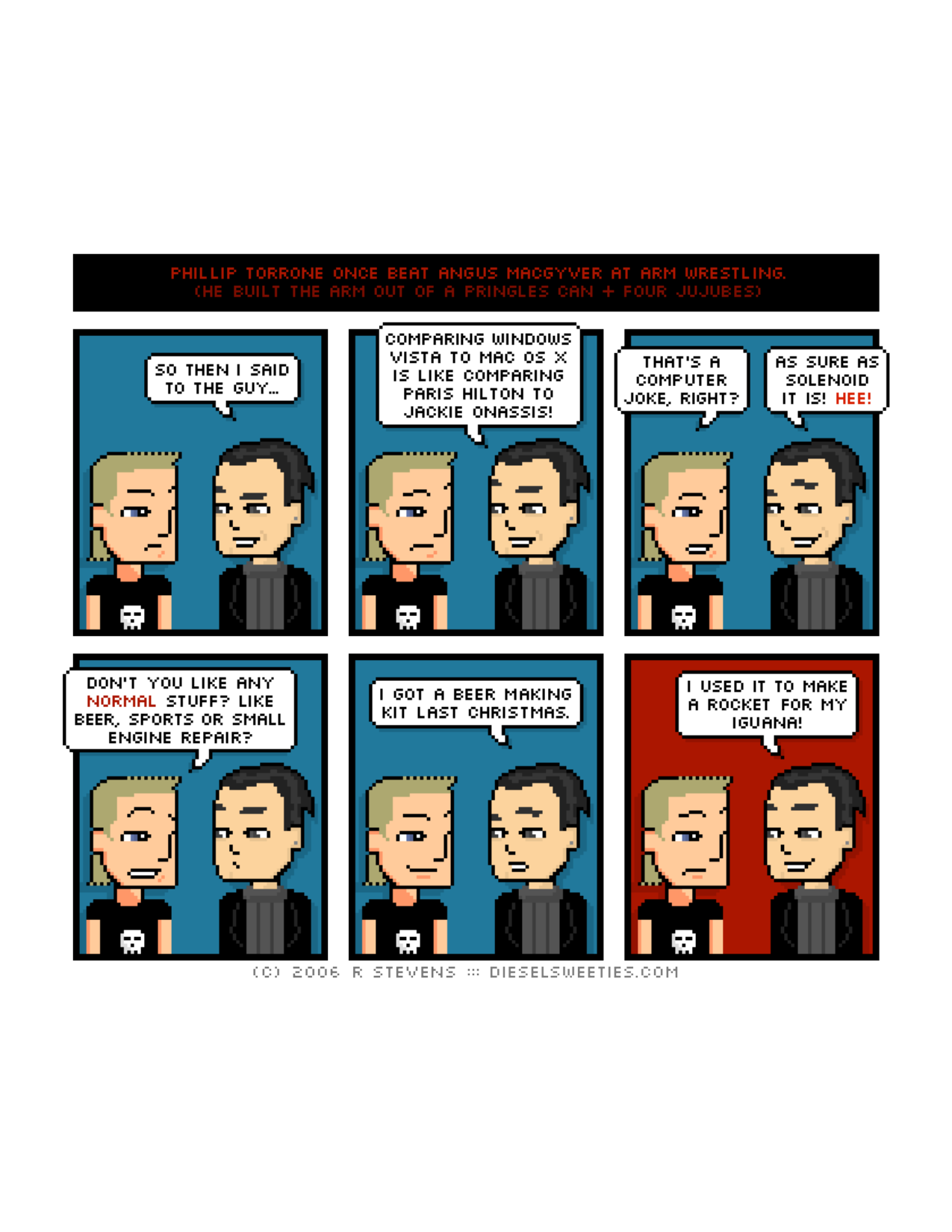 Diesel Sweeties (ebook volumes), page 36. Diesel Sweeties by R. Stevens, CC BY-NC. https://dieselsweeties.com/ebooks/