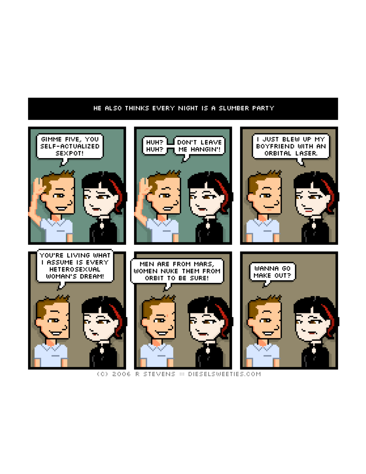 Diesel Sweeties (ebook volumes), page 39. Diesel Sweeties by R. Stevens, CC BY-NC. https://dieselsweeties.com/ebooks/