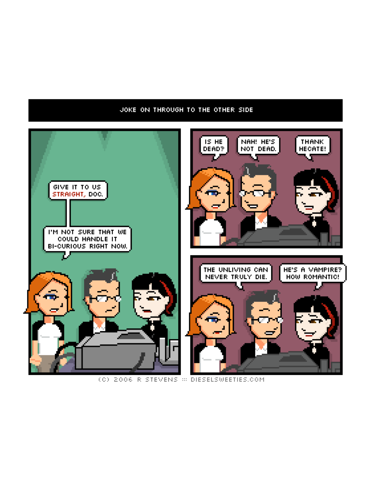 Diesel Sweeties (ebook volumes), page 51. Diesel Sweeties by R. Stevens, CC BY-NC. https://dieselsweeties.com/ebooks/
