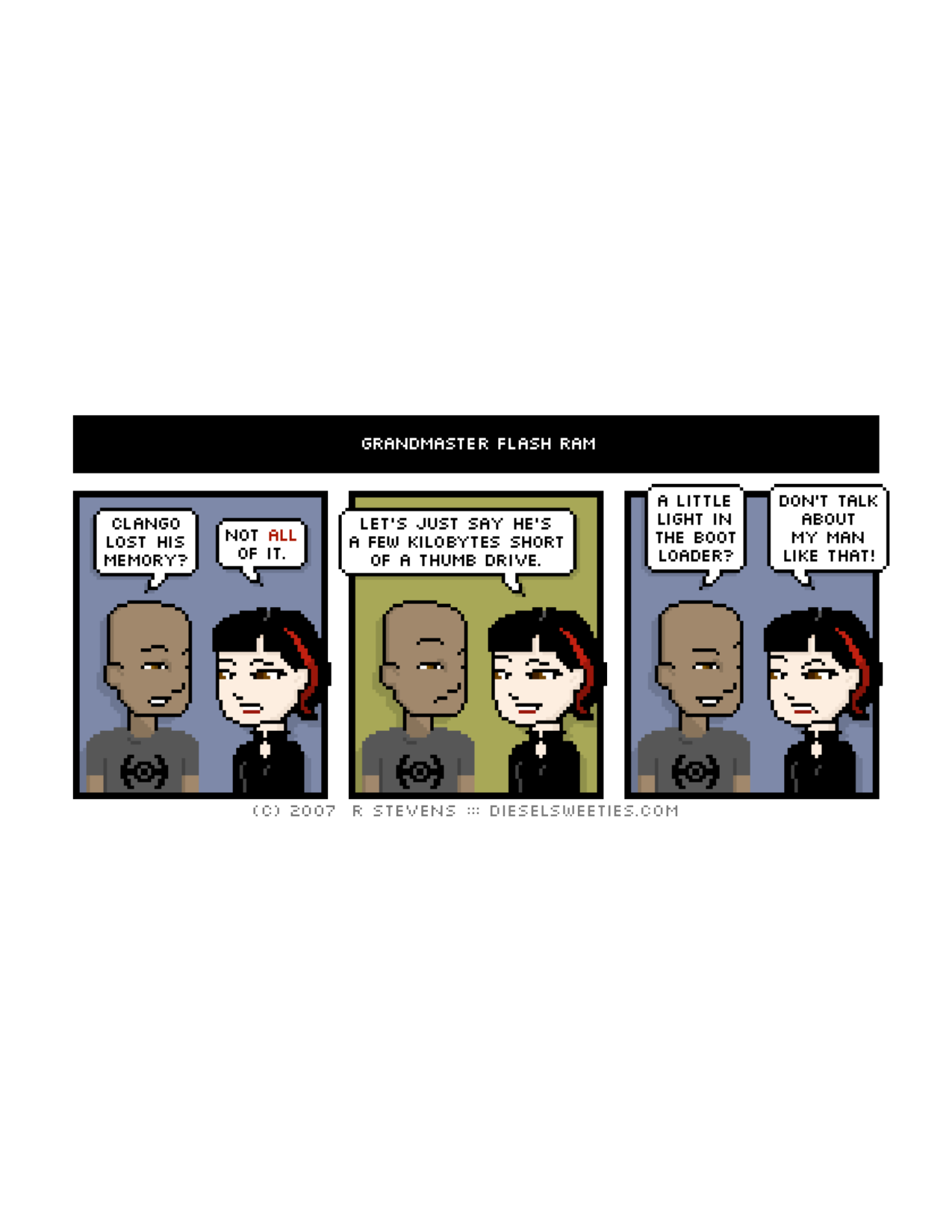 Diesel Sweeties (ebook volumes), page 55. Diesel Sweeties by R. Stevens, CC BY-NC. https://dieselsweeties.com/ebooks/