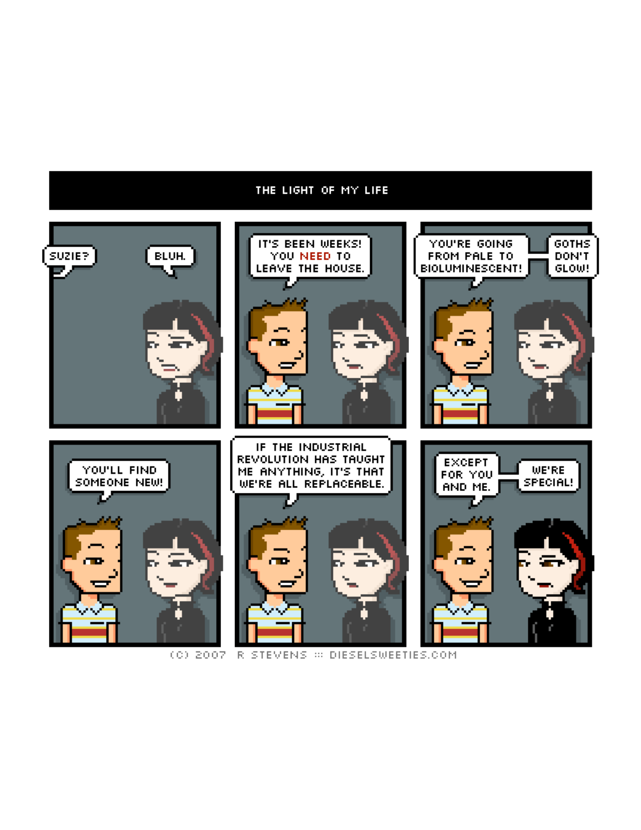 Diesel Sweeties (ebook volumes), page 58. Diesel Sweeties by R. Stevens, CC BY-NC. https://dieselsweeties.com/ebooks/