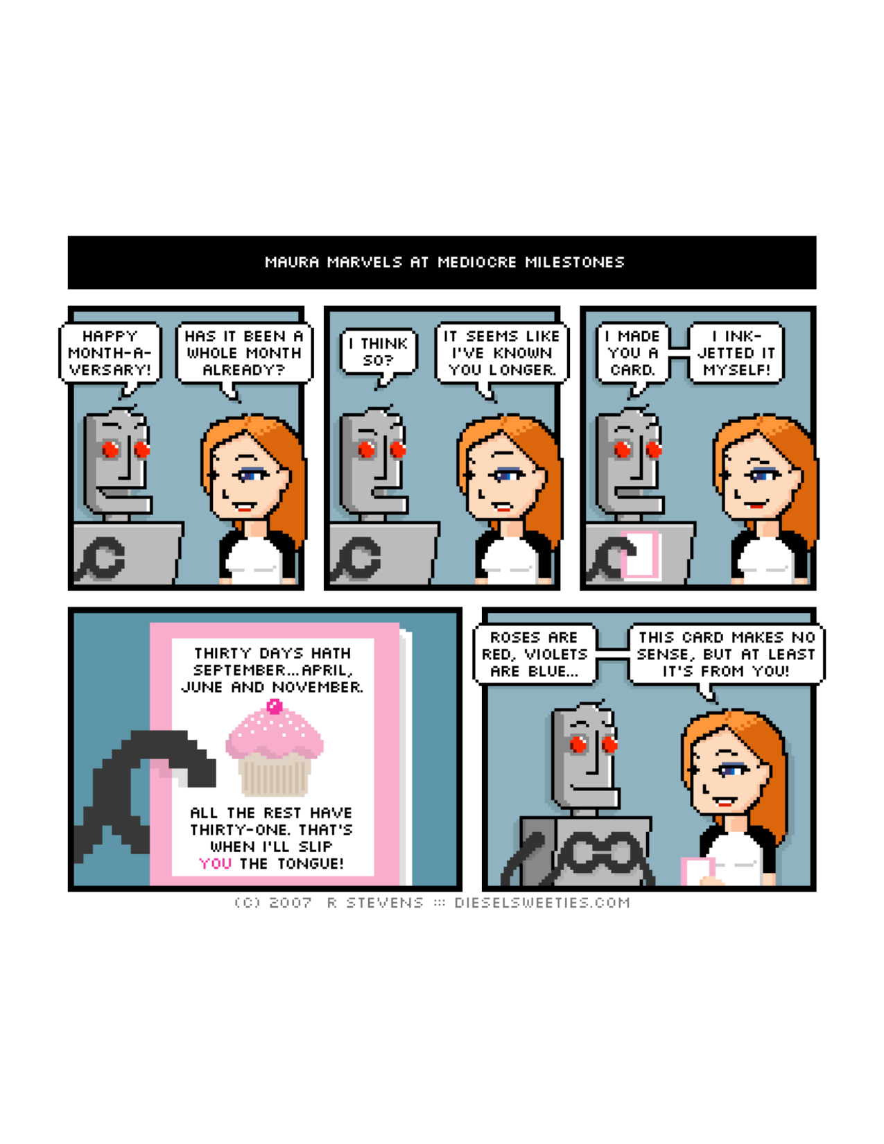 Diesel Sweeties (ebook volumes), page 70. Diesel Sweeties by R. Stevens, CC BY-NC. https://dieselsweeties.com/ebooks/