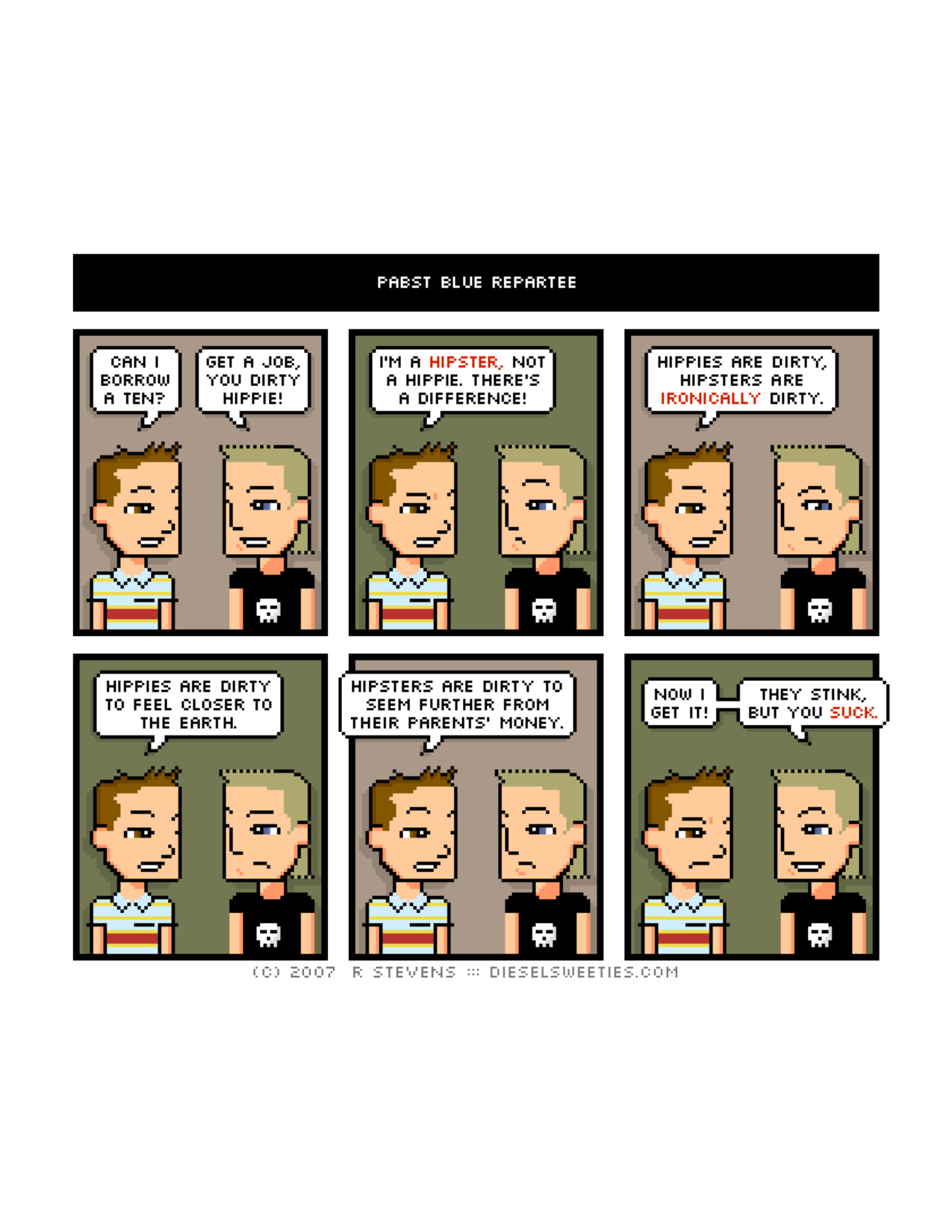 Diesel Sweeties (ebook volumes), page 72. Diesel Sweeties by R. Stevens, CC BY-NC. https://dieselsweeties.com/ebooks/
