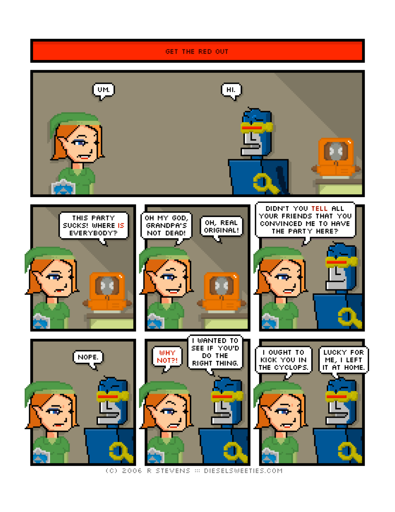 Diesel Sweeties (ebook volumes), page 10. Diesel Sweeties by R. Stevens, CC BY-NC. https://dieselsweeties.com/ebooks/