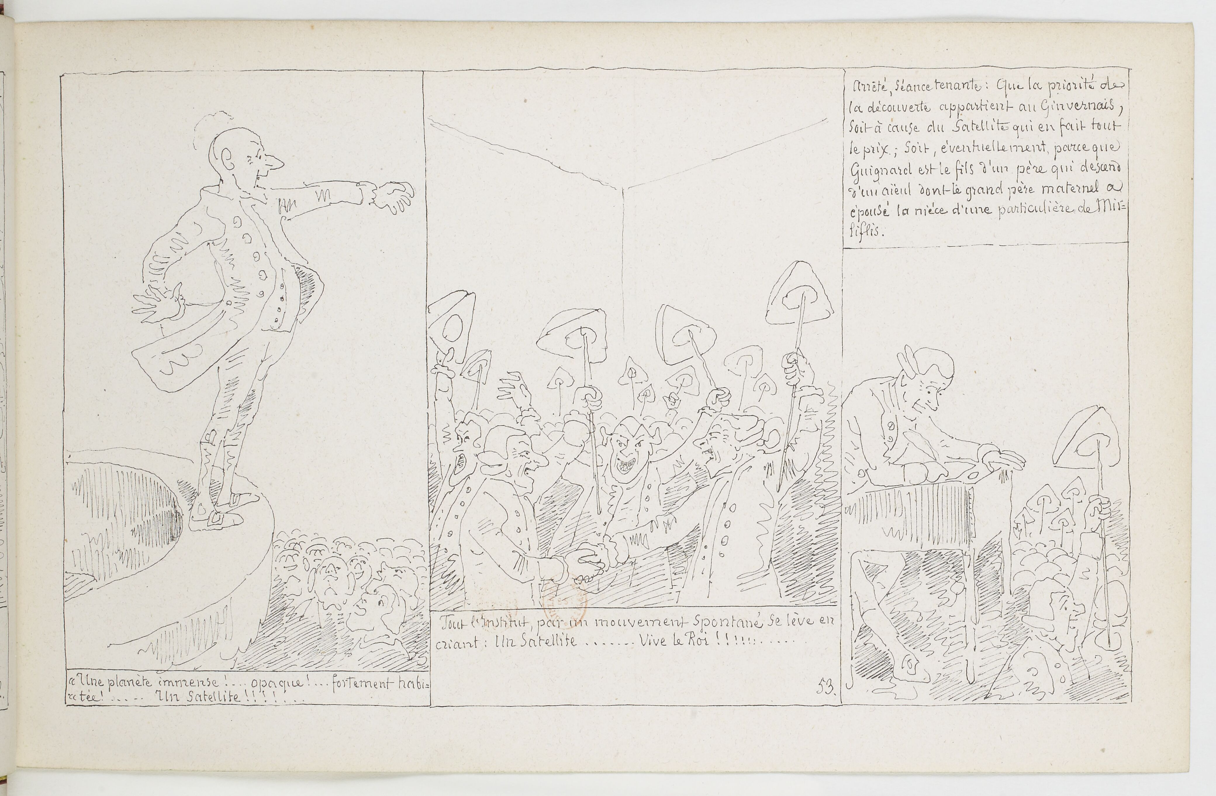 Le Docteur Festus (Rodolphe Töpffer, 1840), page 53. Domaine public. Source gallica.bnf.fr / BnF.