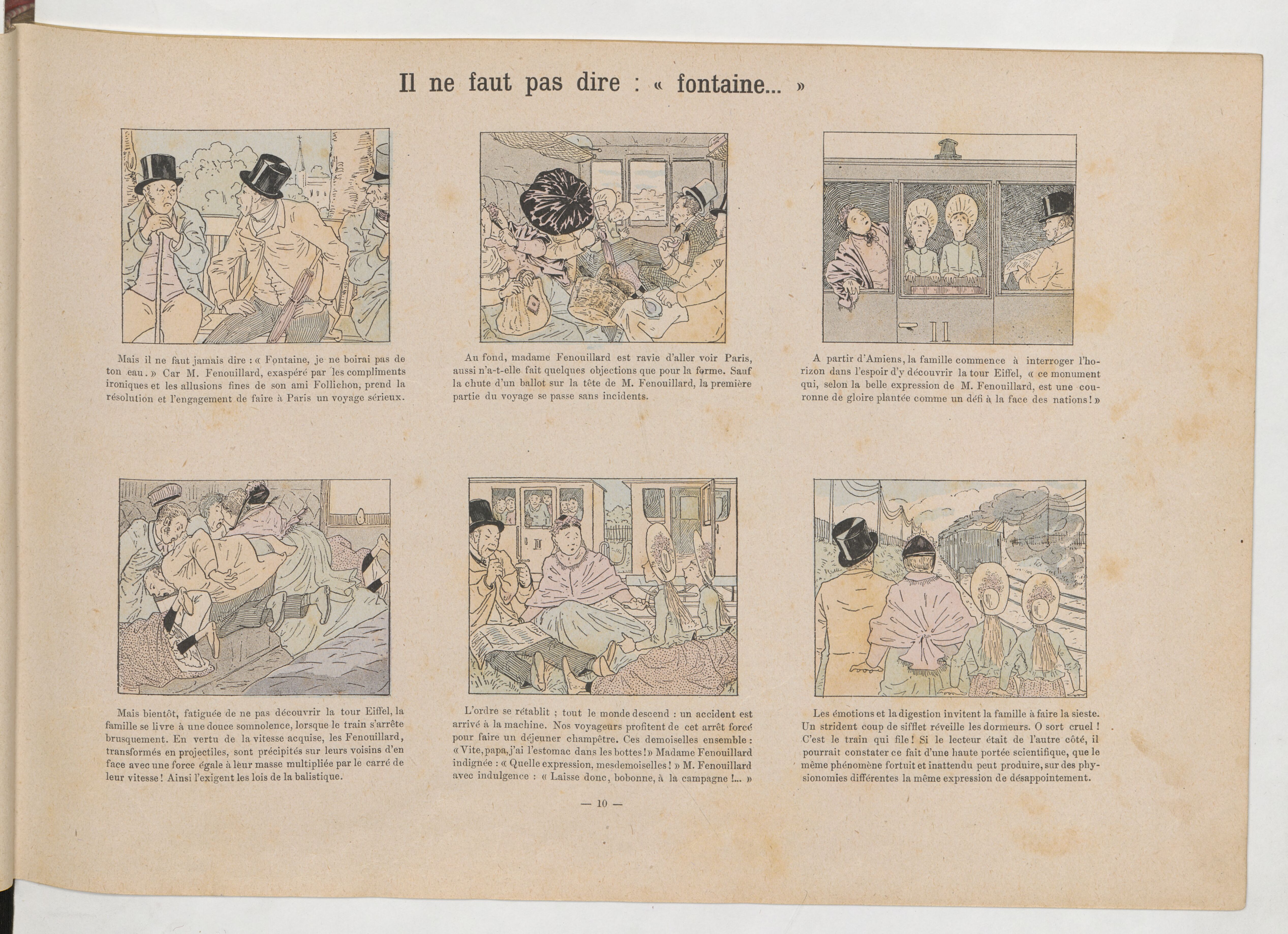 La Famille Fenouillard (Christophe, 5e éd., 1895), vue 23. Domaine public. Source gallica.bnf.fr / BnF (Bibliothèque municipale de Toulouse).