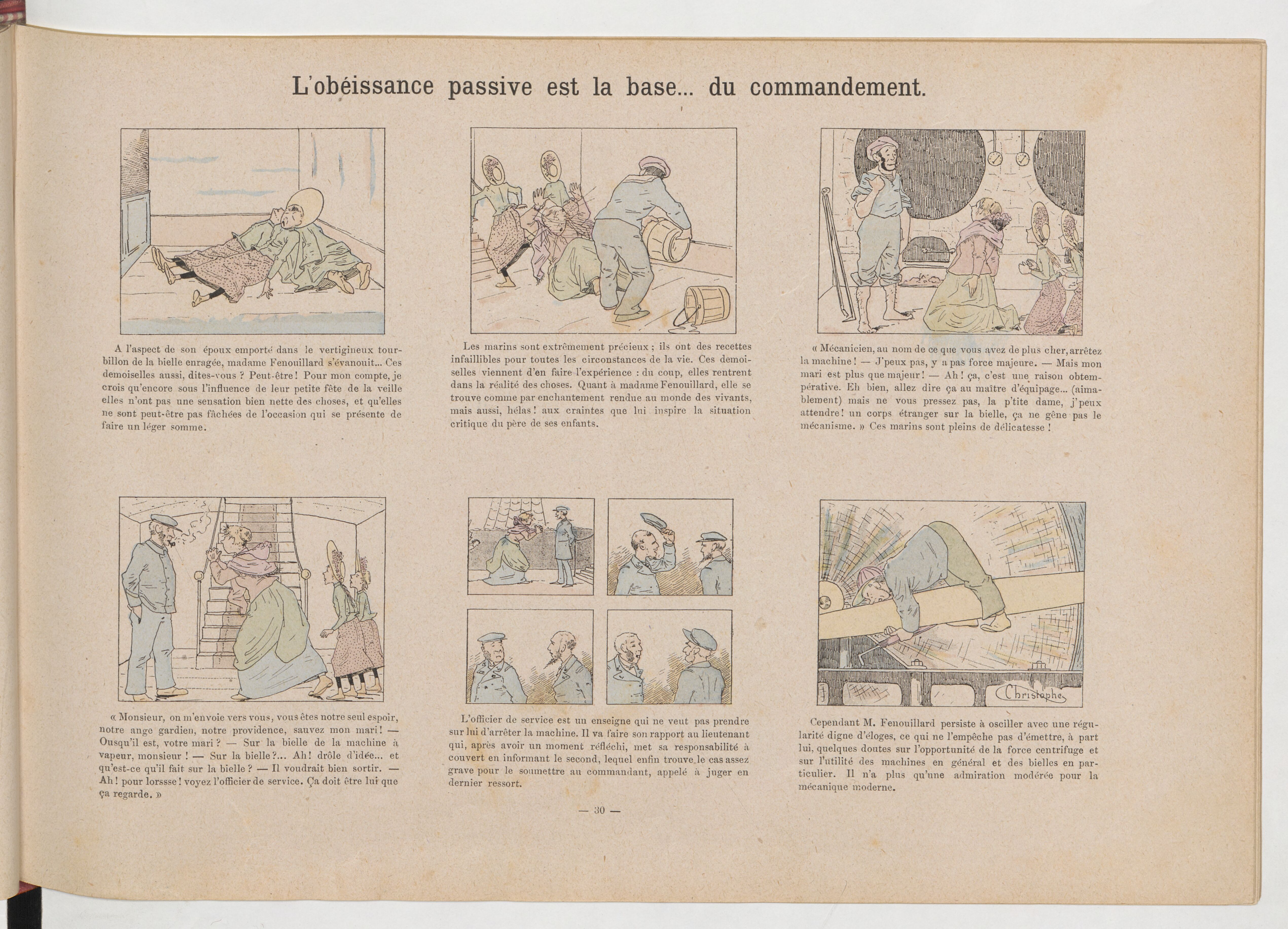 La Famille Fenouillard (Christophe, 5e éd., 1895), vue 63. Domaine public. Source gallica.bnf.fr / BnF (Bibliothèque municipale de Toulouse).