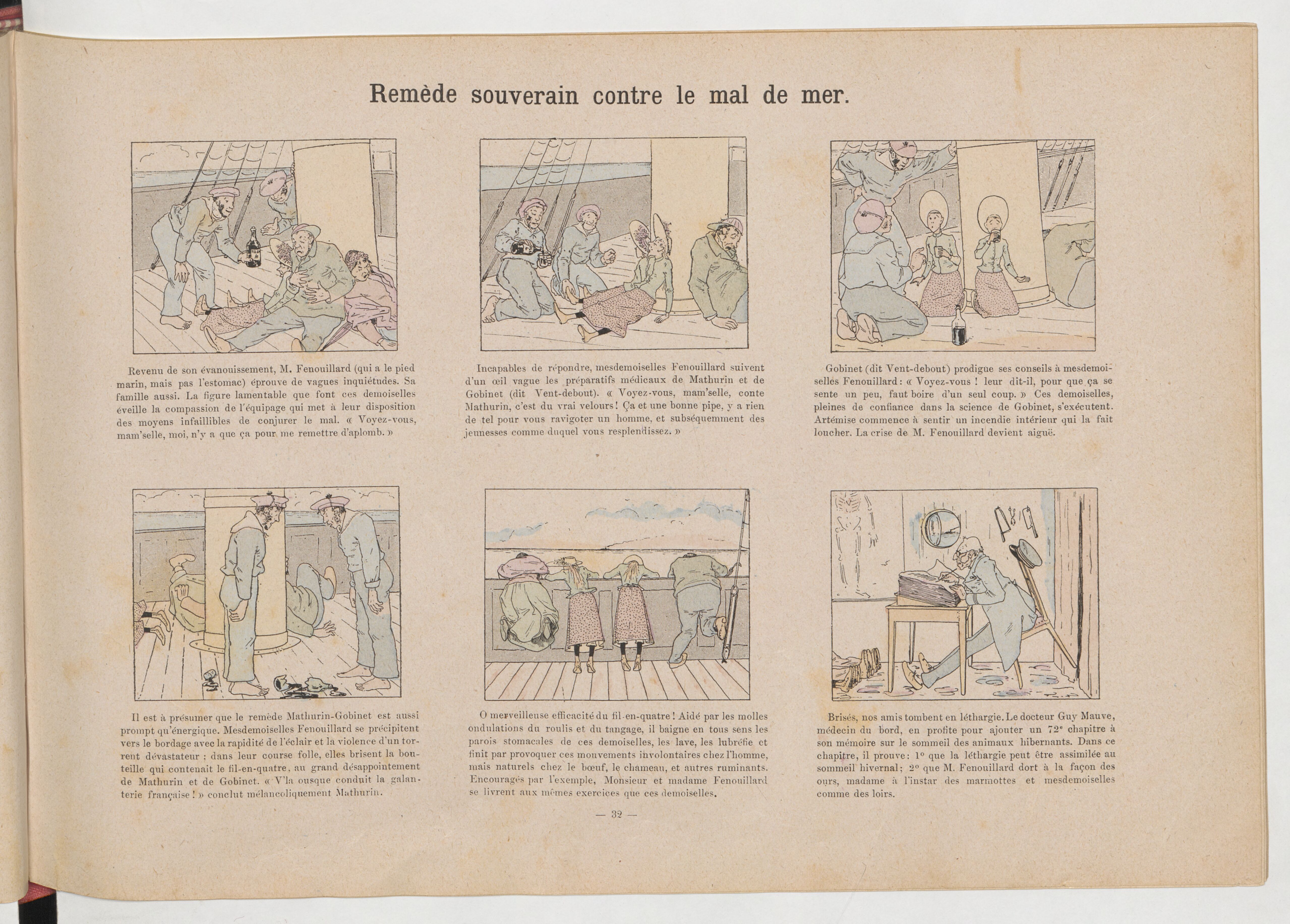La Famille Fenouillard (Christophe, 5e éd., 1895), vue 67. Domaine public. Source gallica.bnf.fr / BnF (Bibliothèque municipale de Toulouse).