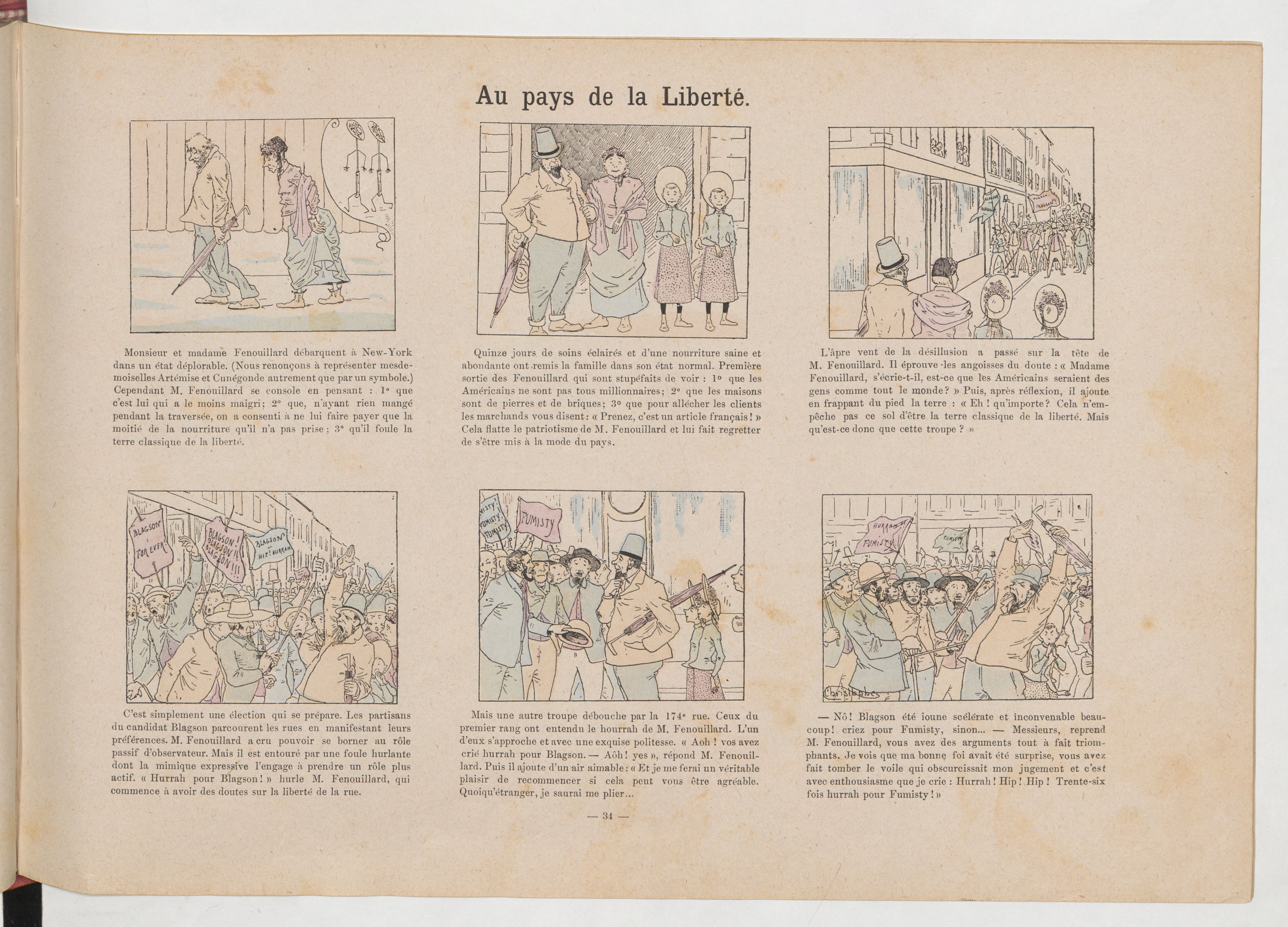 La Famille Fenouillard (Christophe, 5e éd., 1895), vue 71. Domaine public. Source gallica.bnf.fr / BnF (Bibliothèque municipale de Toulouse).
