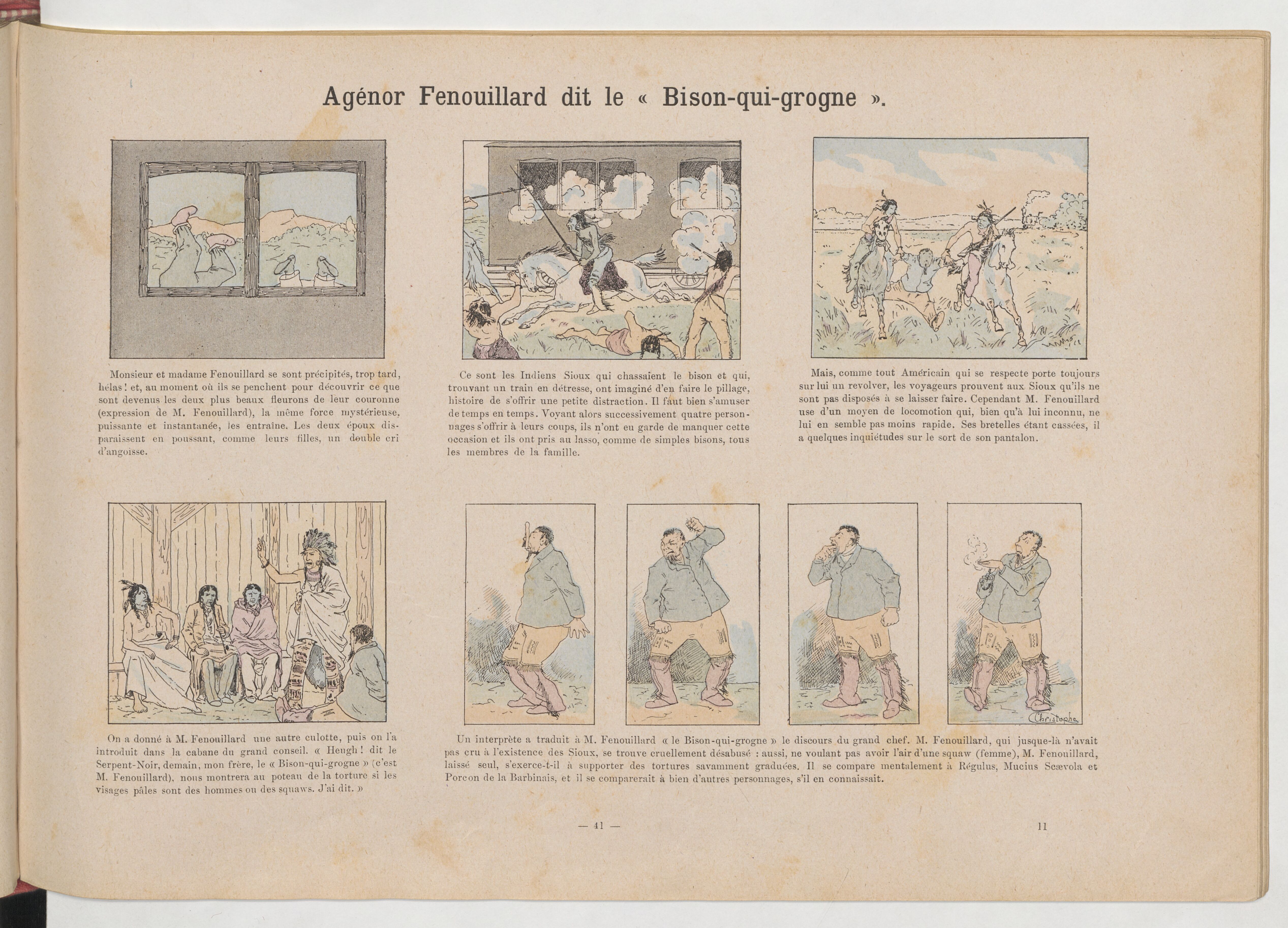 La Famille Fenouillard (Christophe, 5e éd., 1895), vue 85. Domaine public. Source gallica.bnf.fr / BnF (Bibliothèque municipale de Toulouse).