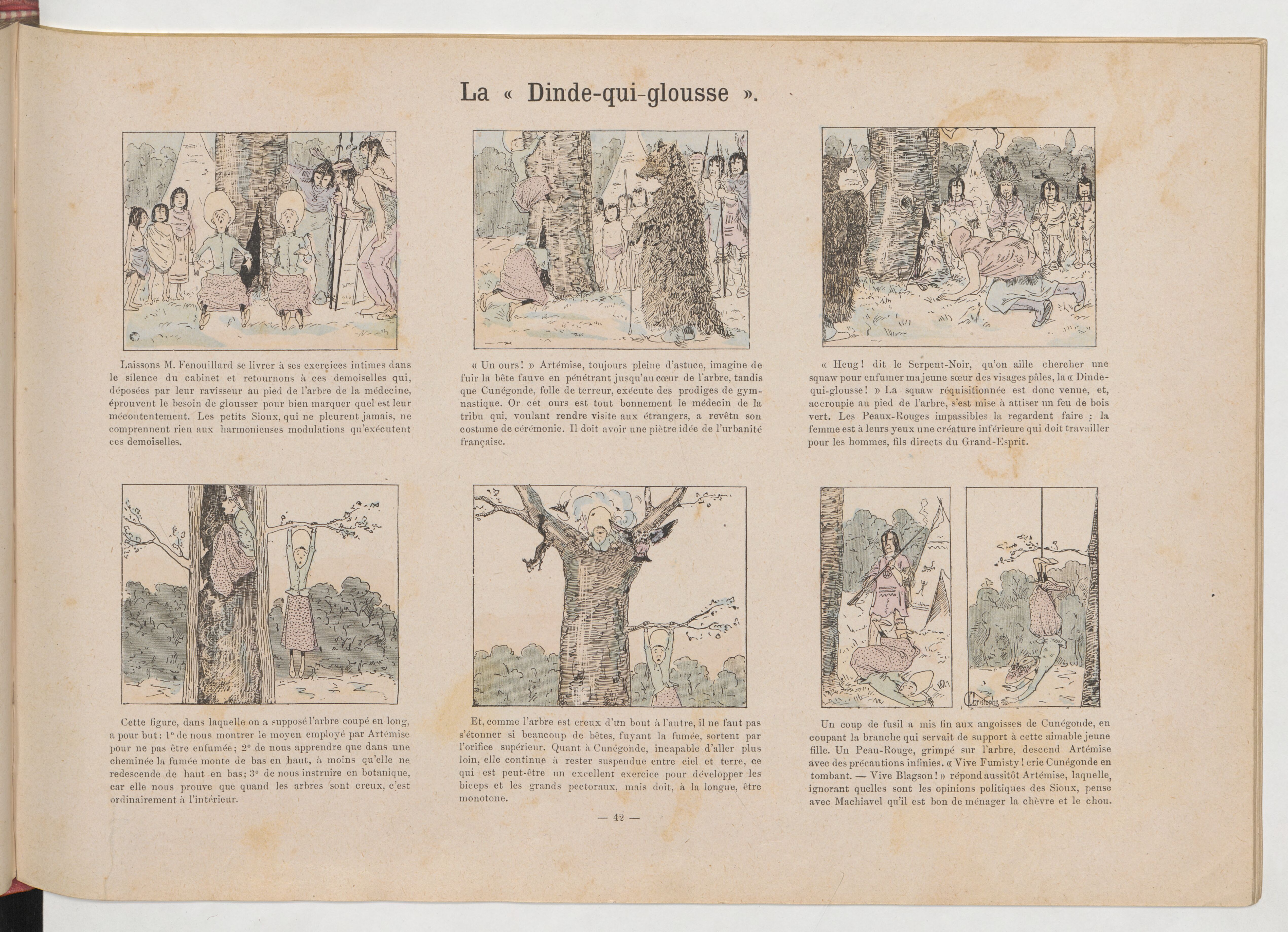 La Famille Fenouillard (Christophe, 5e éd., 1895), vue 87. Domaine public. Source gallica.bnf.fr / BnF (Bibliothèque municipale de Toulouse).
