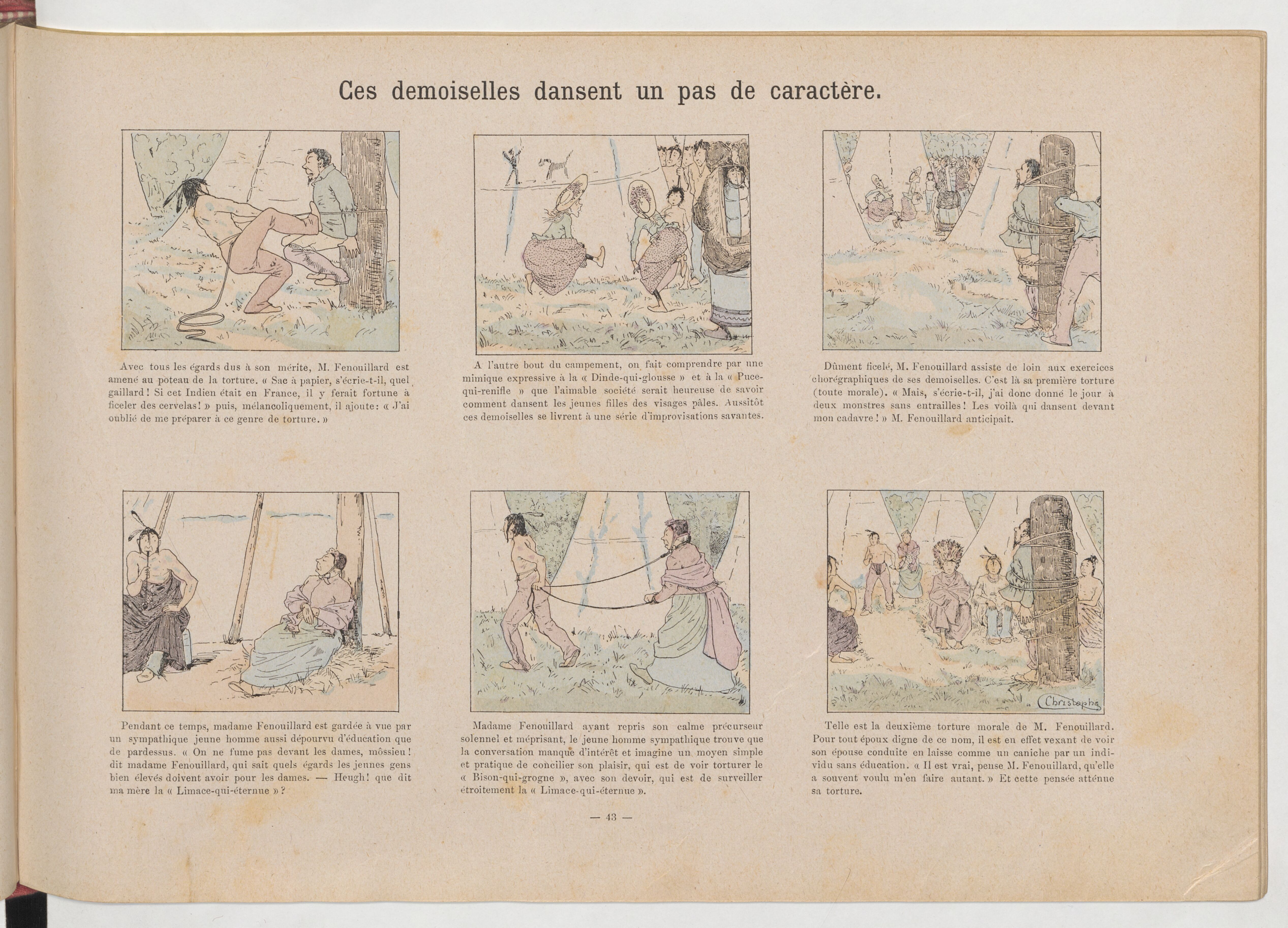 La Famille Fenouillard (Christophe, 5e éd., 1895), vue 89. Domaine public. Source gallica.bnf.fr / BnF (Bibliothèque municipale de Toulouse).