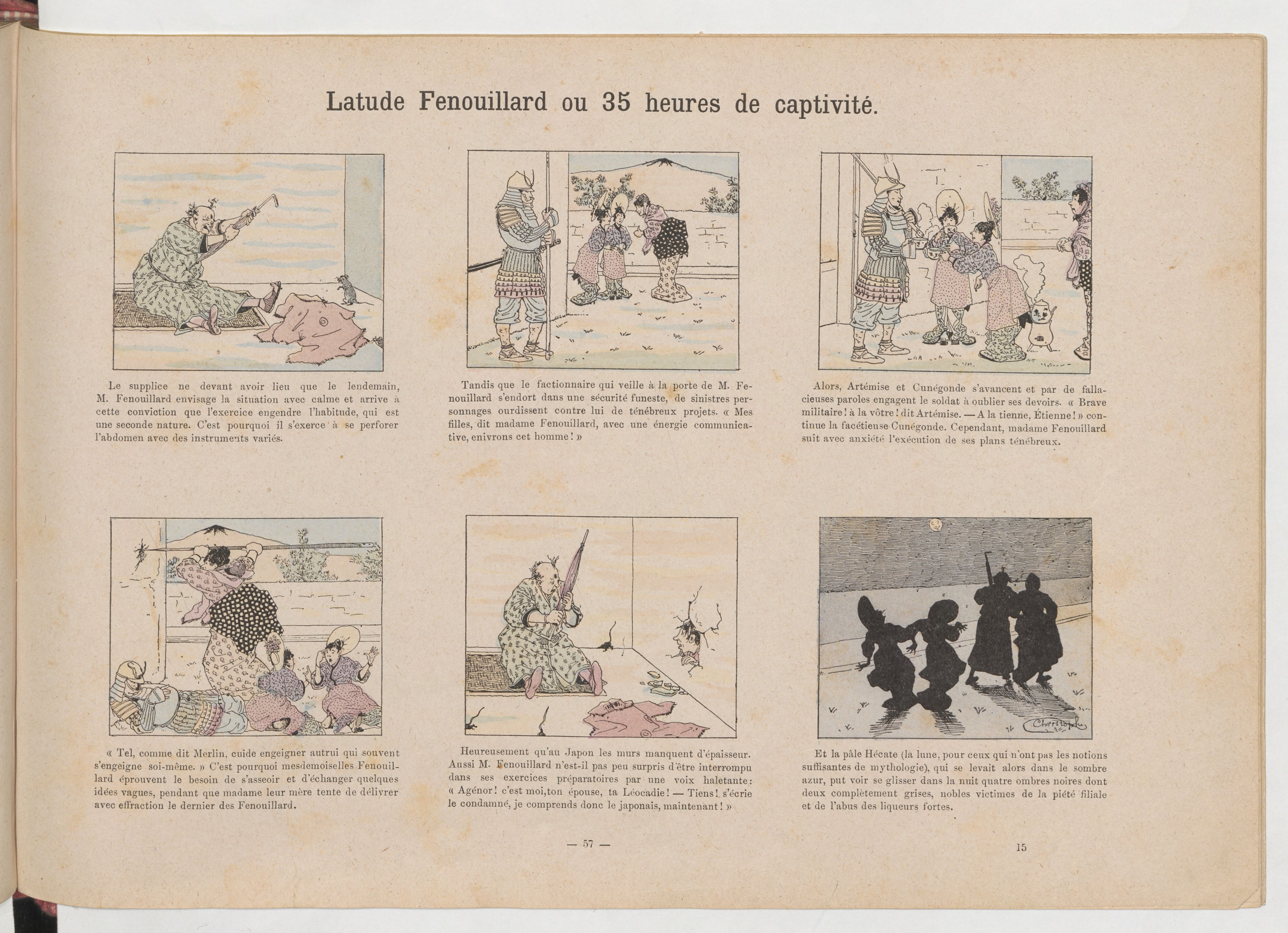 La Famille Fenouillard (Christophe, 5e éd., 1895), vue 117. Domaine public. Source gallica.bnf.fr / BnF (Bibliothèque municipale de Toulouse).