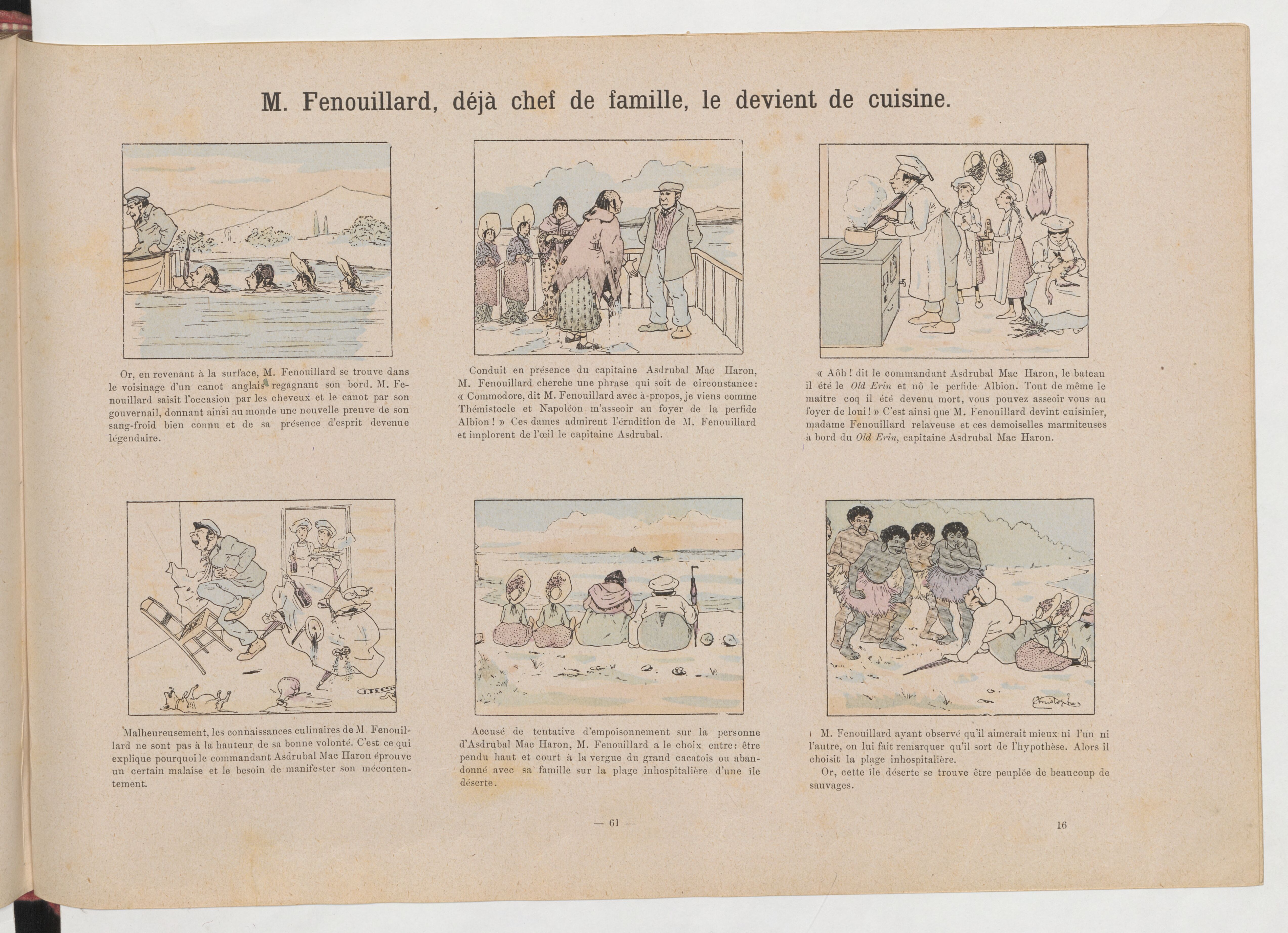 La Famille Fenouillard (Christophe, 5e éd., 1895), vue 125. Domaine public. Source gallica.bnf.fr / BnF (Bibliothèque municipale de Toulouse).