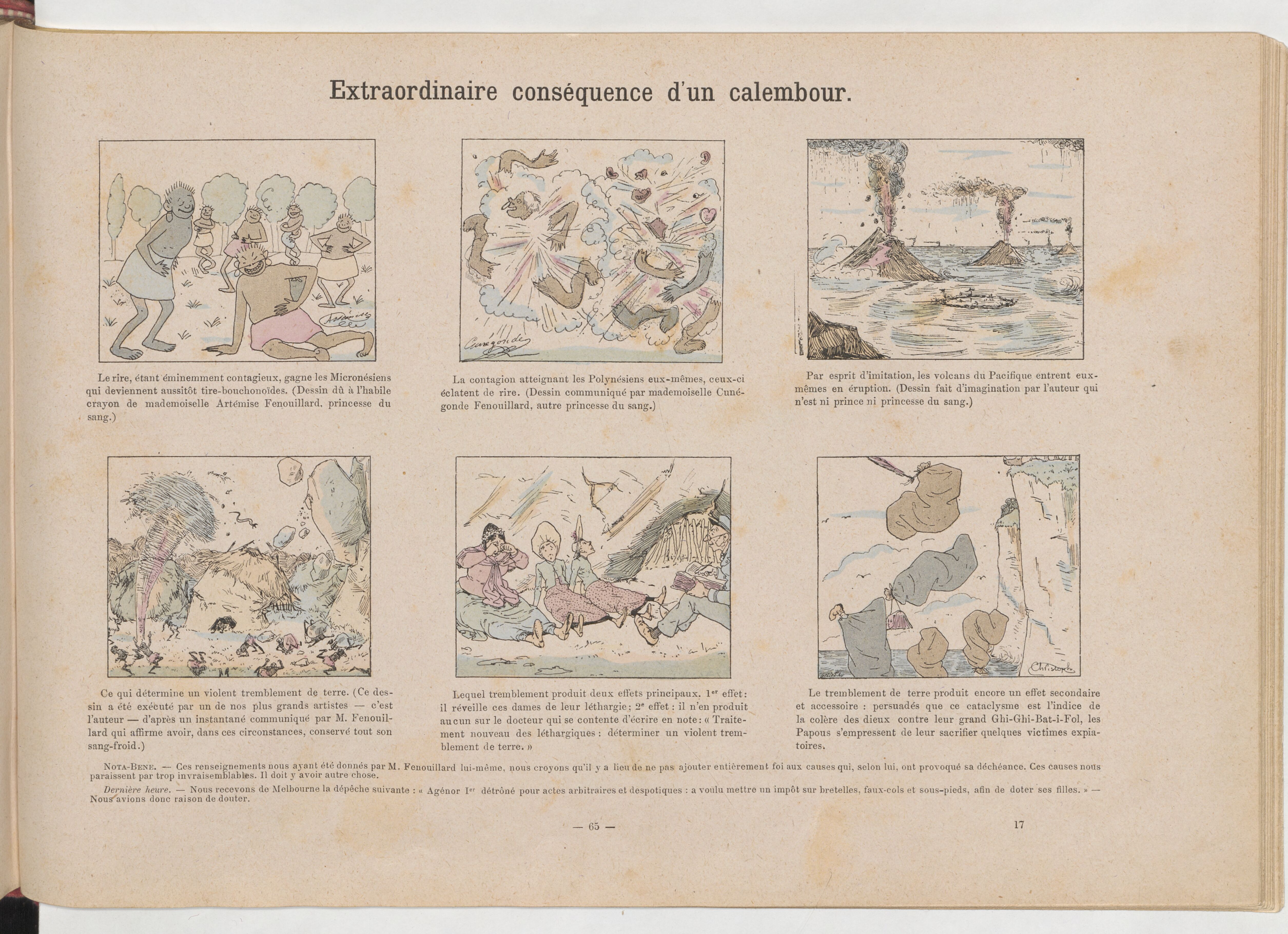 La Famille Fenouillard (Christophe, 5e éd., 1895), vue 133. Domaine public. Source gallica.bnf.fr / BnF (Bibliothèque municipale de Toulouse).
