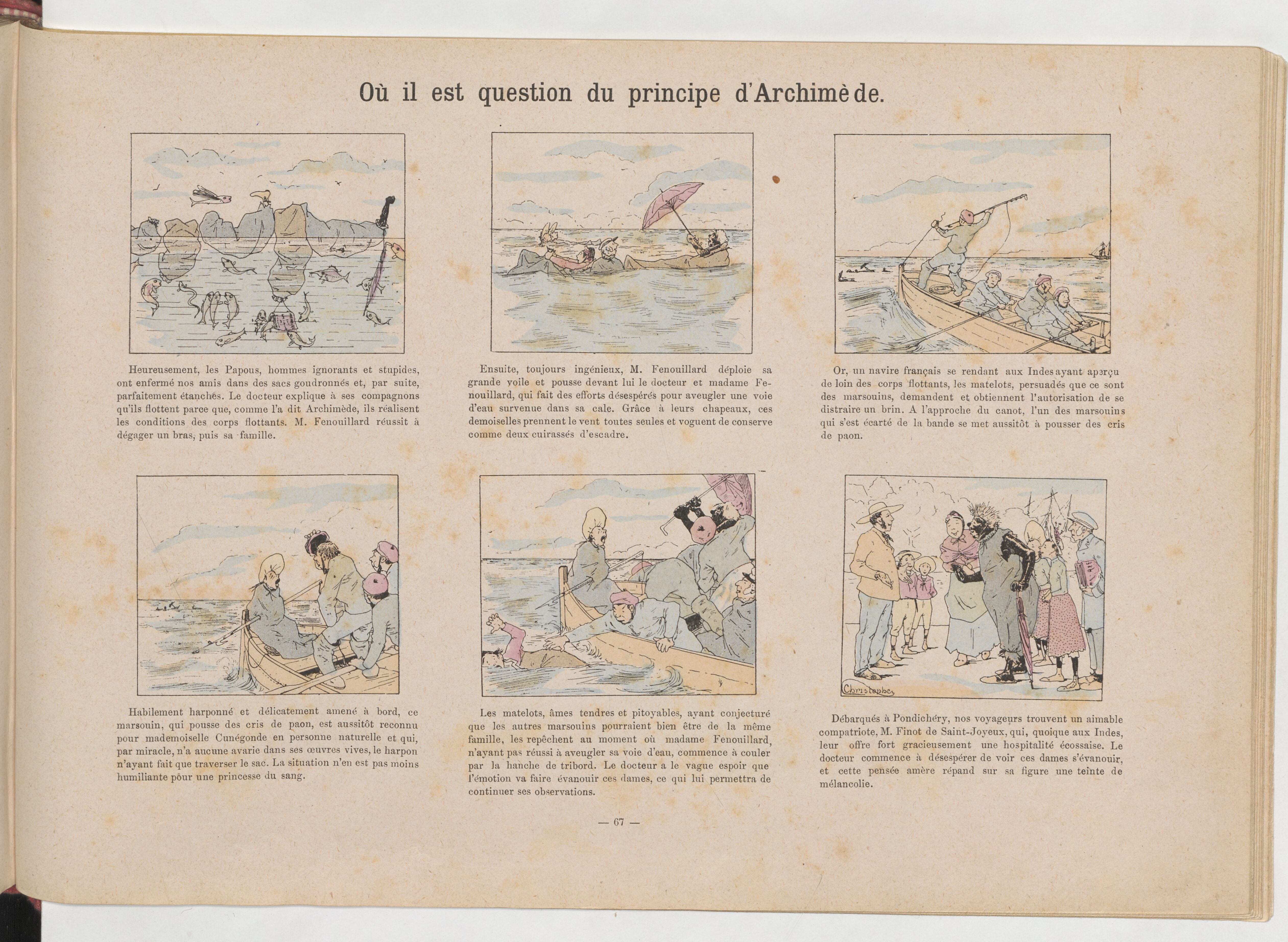 La Famille Fenouillard (Christophe, 5e éd., 1895), vue 137. Domaine public. Source gallica.bnf.fr / BnF (Bibliothèque municipale de Toulouse).