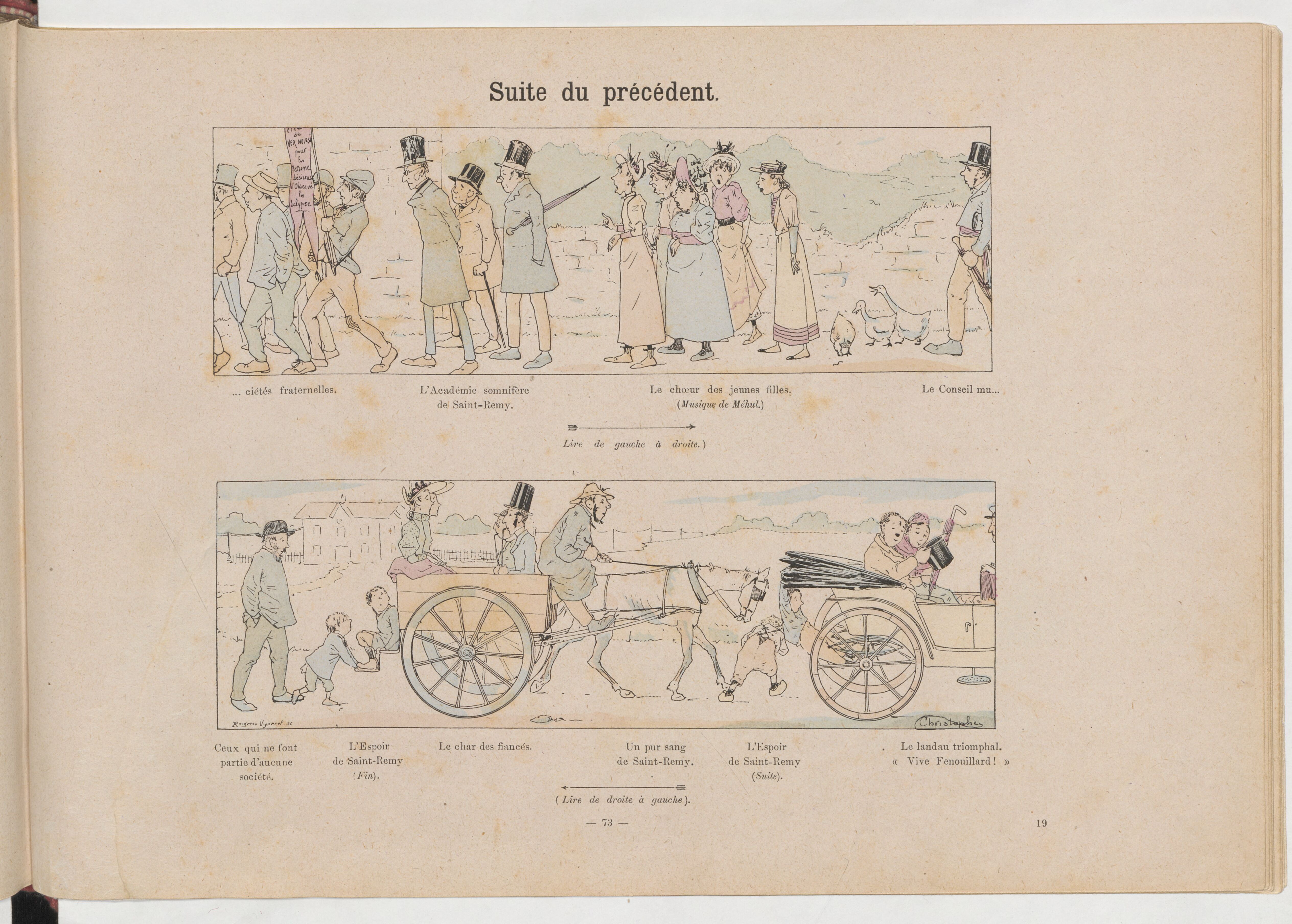 La Famille Fenouillard (Christophe, 5e éd., 1895), vue 149. Domaine public. Source gallica.bnf.fr / BnF (Bibliothèque municipale de Toulouse).