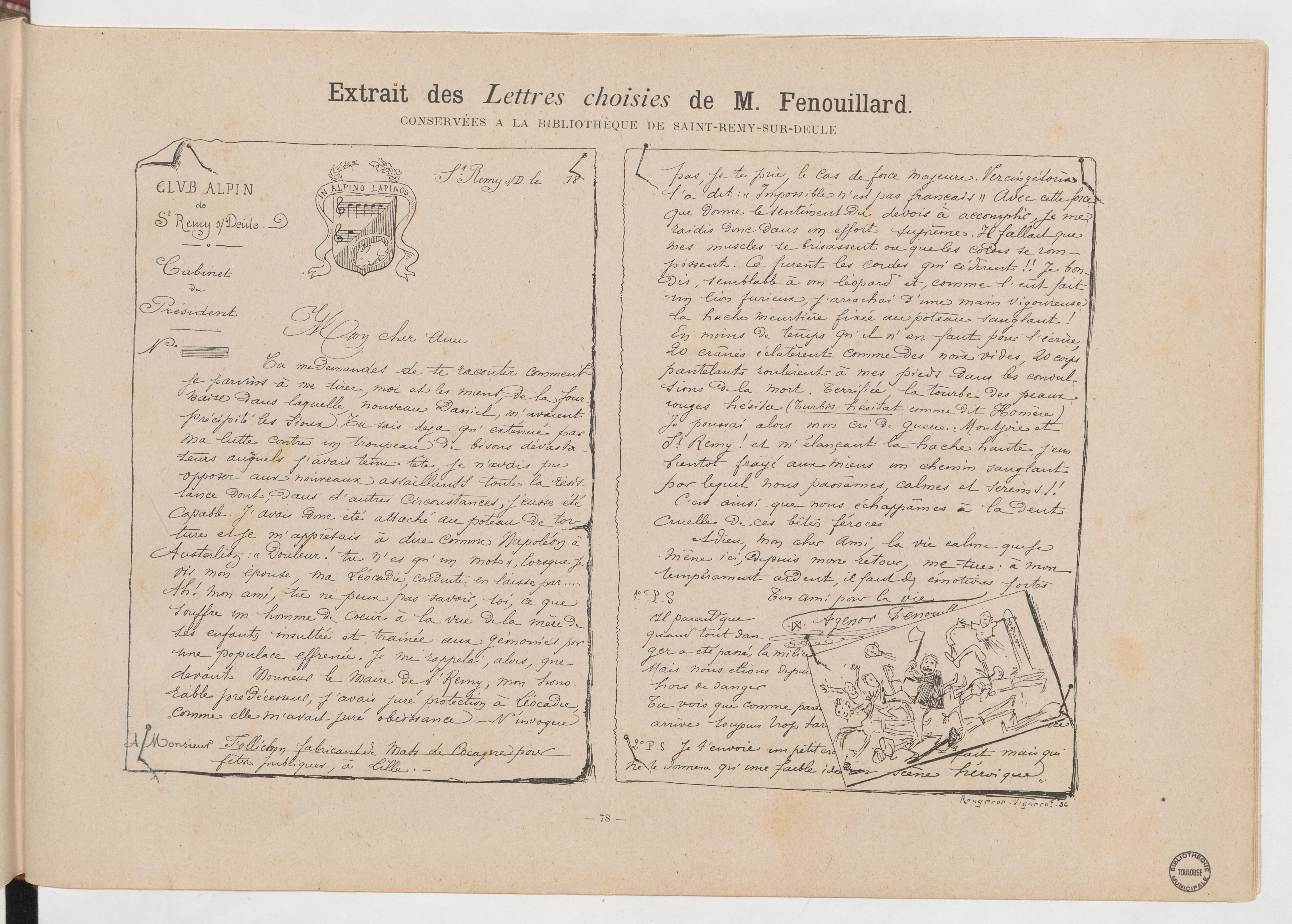 La Famille Fenouillard (Christophe, 5e éd., 1895), vue 159. Domaine public. Source gallica.bnf.fr / BnF (Bibliothèque municipale de Toulouse).