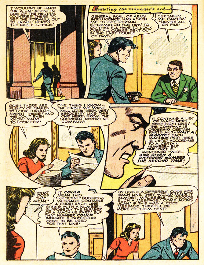 The Fighting Yank, America's Best Comics #20, page 4. Public domain. Source: https://commons.wikimedia.org/wiki/File%3AAmericasBestComics2018.jpg