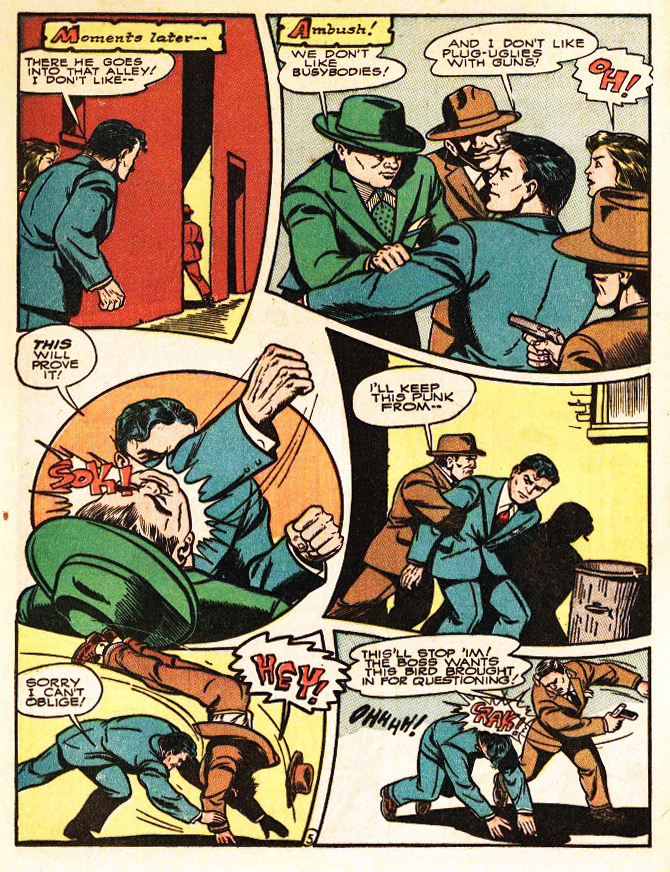 The Fighting Yank, America's Best Comics #20, page 6. Public domain. Source: https://commons.wikimedia.org/wiki/File%3AAmericasBestComics2020.jpg