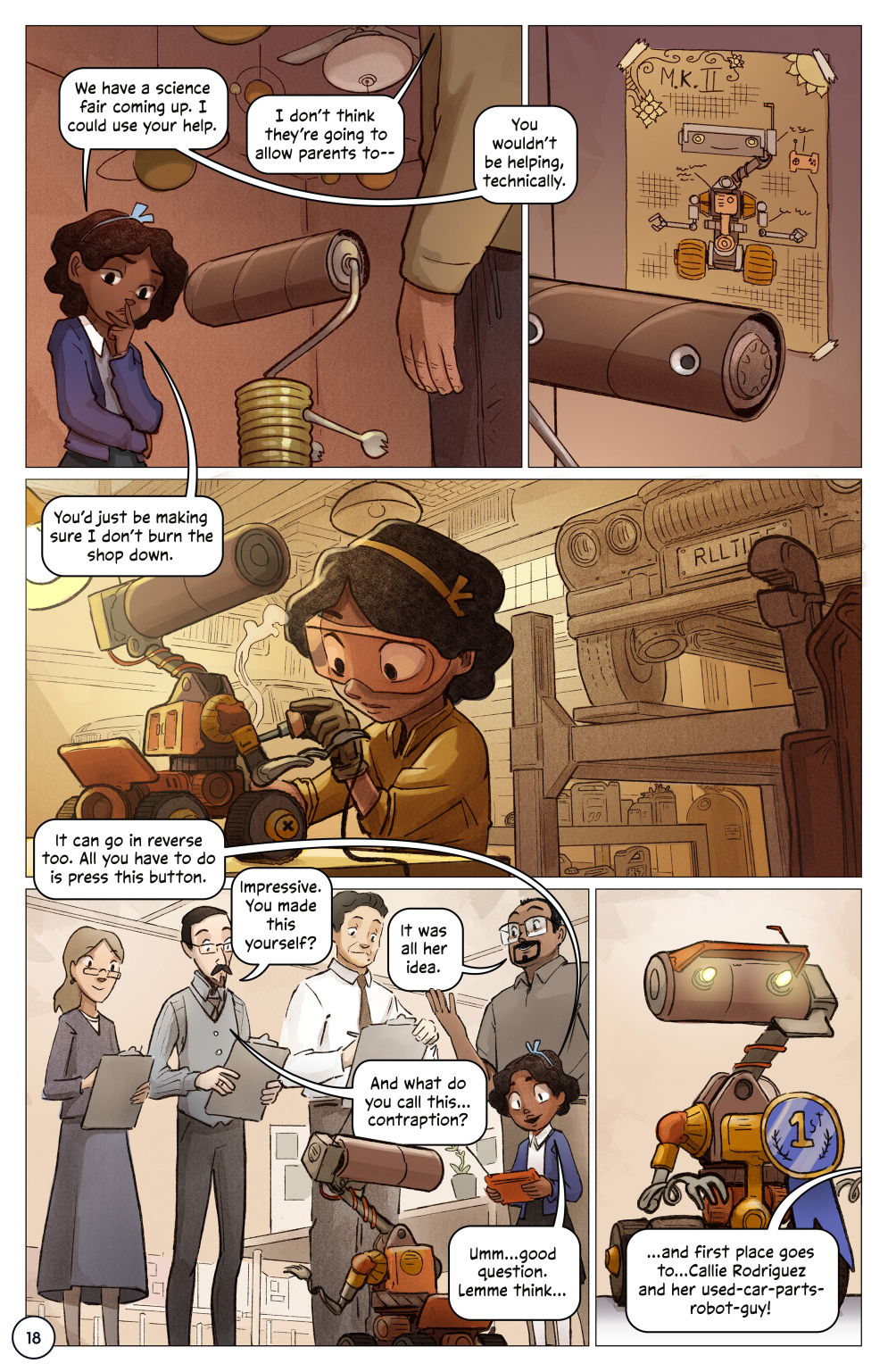 First Woman #1: Dream to Reality, page 20. Credit: NASA. Public domain (U.S. government work).