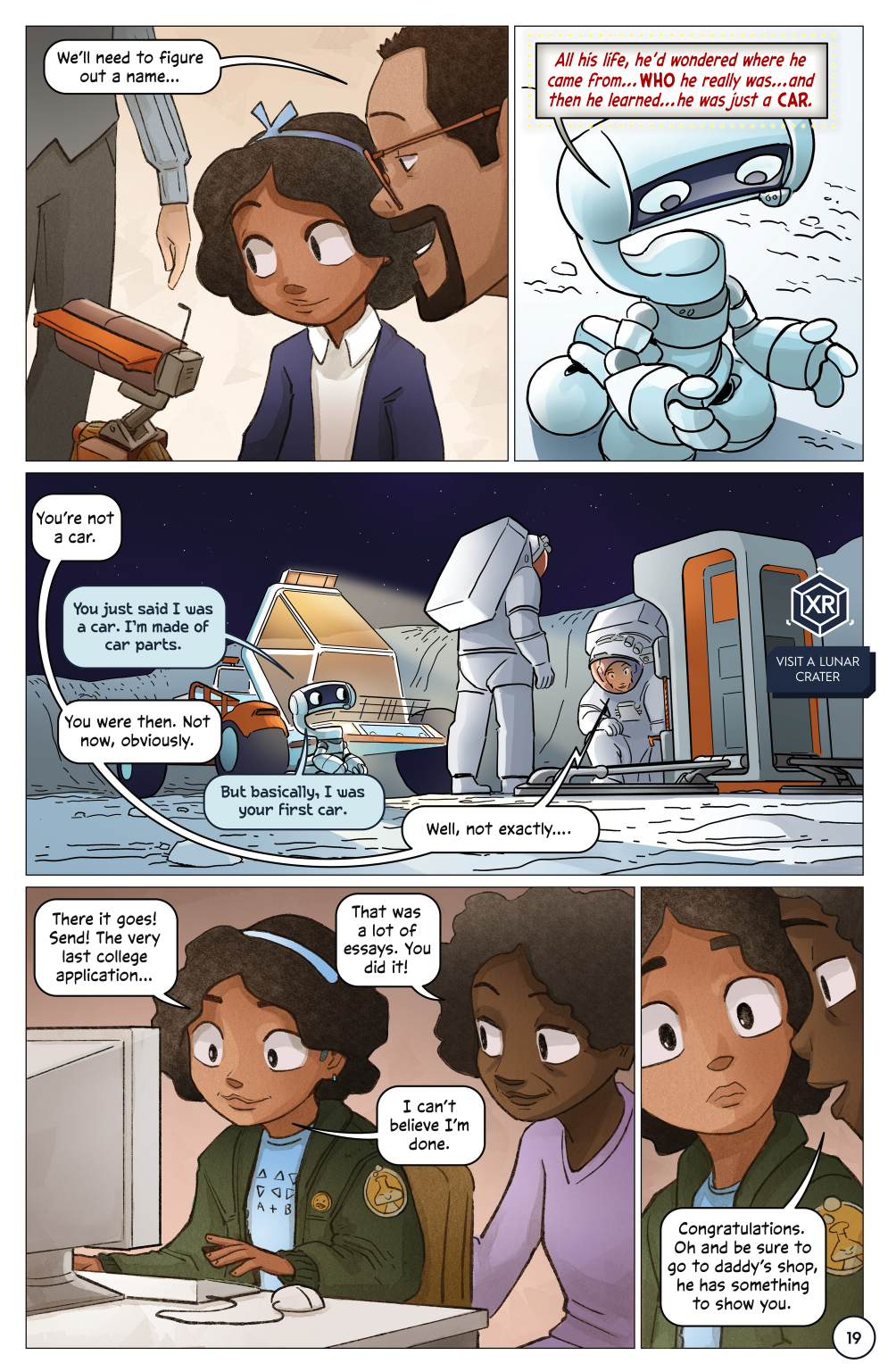First Woman #1: Dream to Reality, page 21. Credit: NASA. Public domain (U.S. government work).
