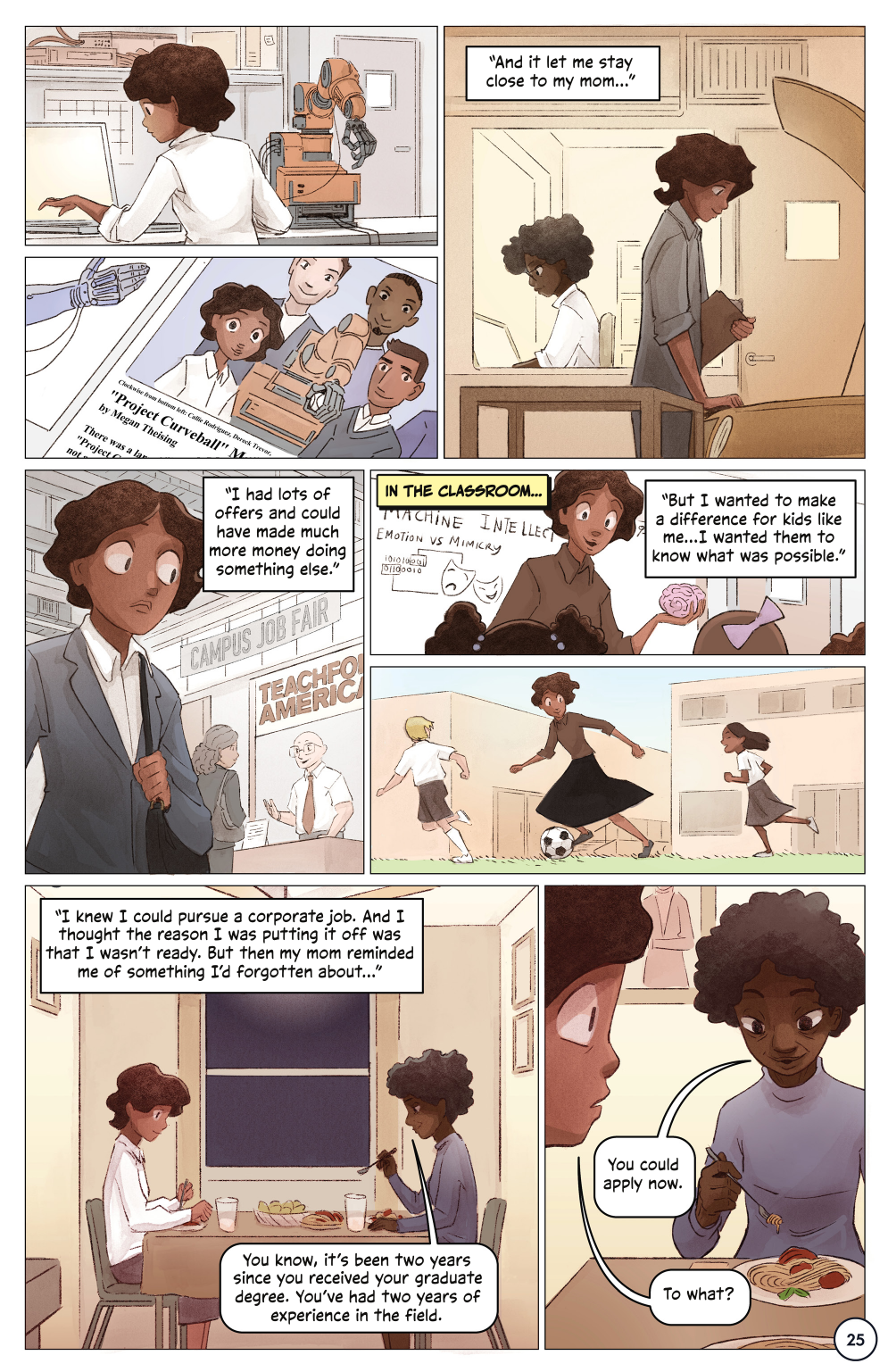 First Woman #1: Dream to Reality, page 27. Credit: NASA. Public domain (U.S. government work).