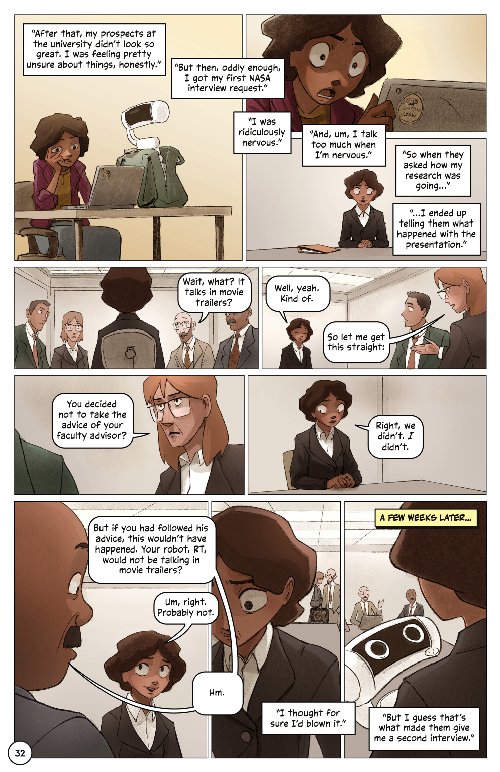 First Woman #1: Dream to Reality, page 34. Credit: NASA. Public domain (U.S. government work).