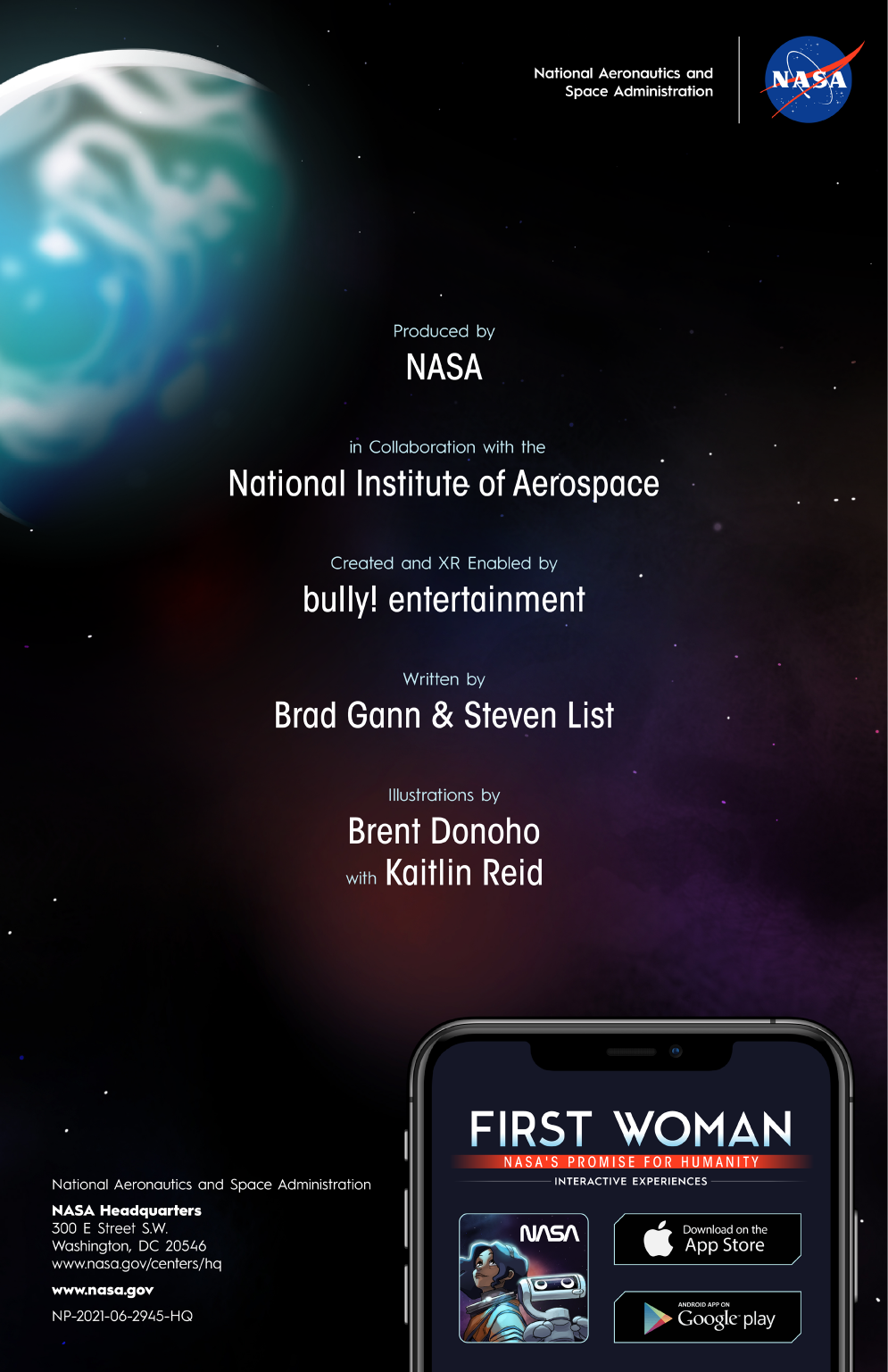 First Woman #1: Dream to Reality, page 44. Credit: NASA. Public domain (U.S. government work).