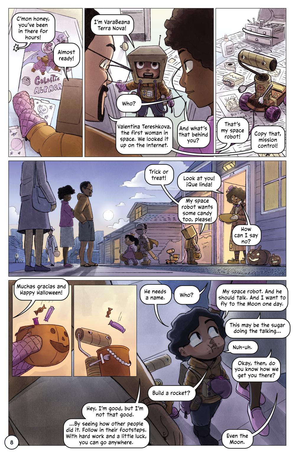 First Woman #1: Dream to Reality, page 10. Credit: NASA. Public domain (U.S. government work).