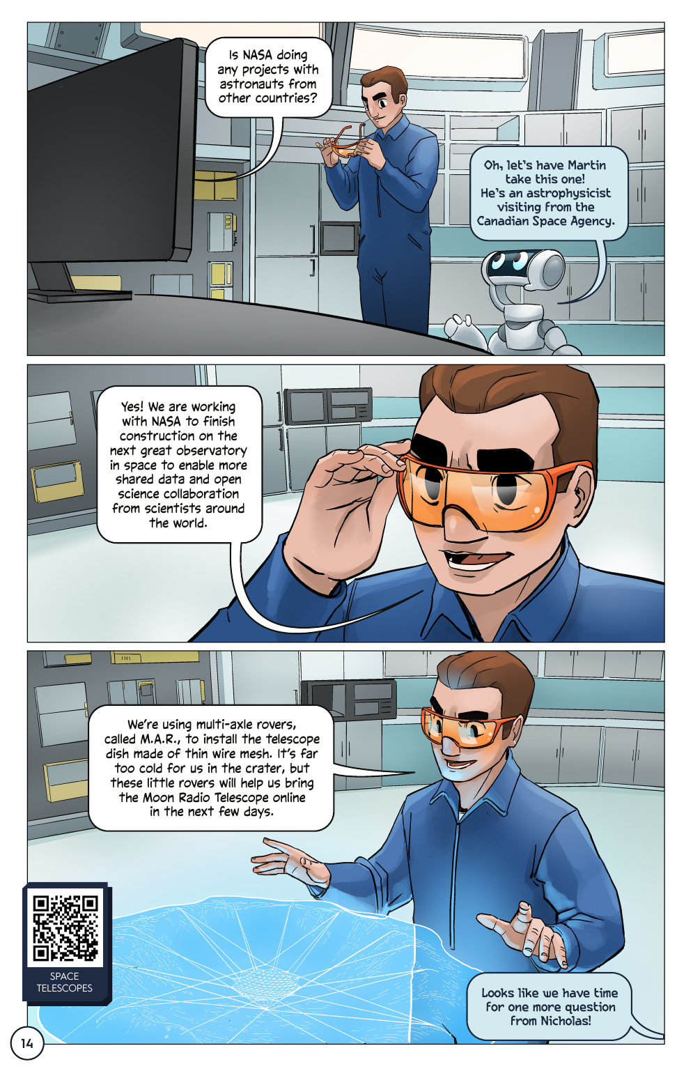 First Woman #2: Expanding Our Universe, page 16. Credit: NASA. Public domain (U.S. government work).