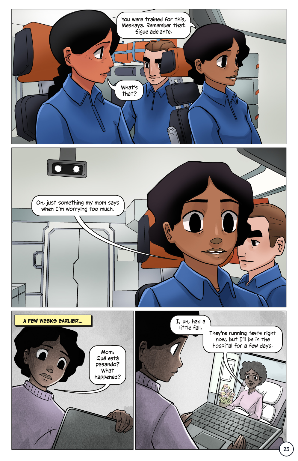 First Woman #2: Expanding Our Universe, page 25. Credit: NASA. Public domain (U.S. government work).