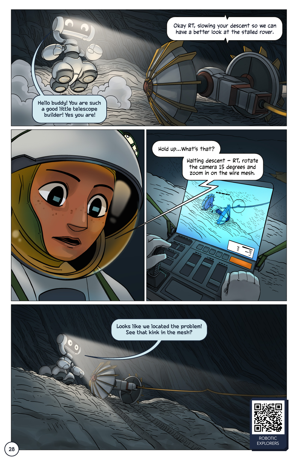 First Woman #2: Expanding Our Universe, page 30. Credit: NASA. Public domain (U.S. government work).