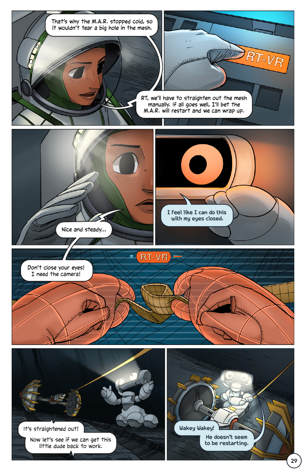 First Woman #2: Expanding Our Universe, page 31. Credit: NASA. Public domain (U.S. government work).