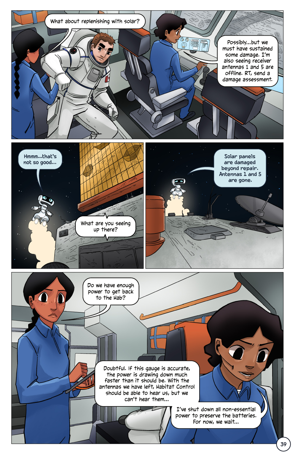 First Woman #2: Expanding Our Universe, page 41. Credit: NASA. Public domain (U.S. government work).