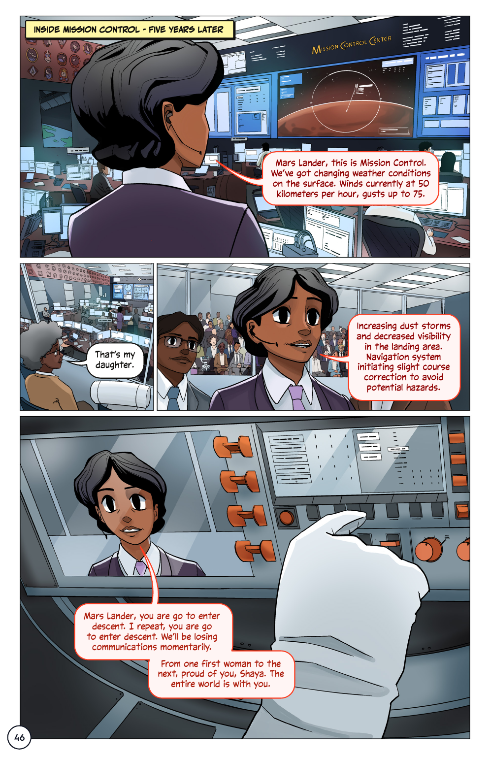 First Woman #2: Expanding Our Universe, page 48. Credit: NASA. Public domain (U.S. government work).