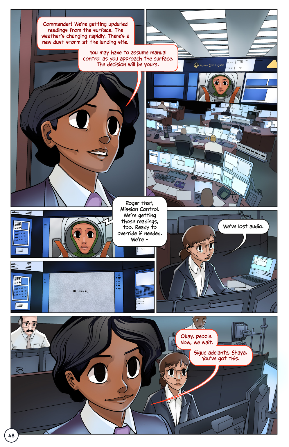 First Woman #2: Expanding Our Universe, page 50. Credit: NASA. Public domain (U.S. government work).