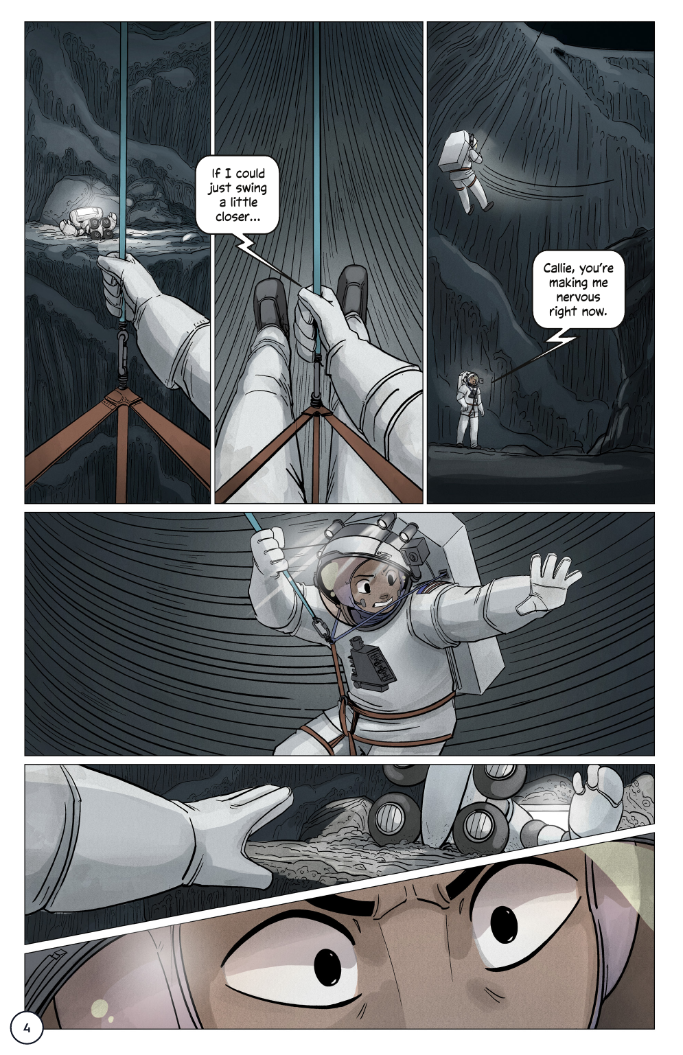First Woman #2: Expanding Our Universe, page 6. Credit: NASA. Public domain (U.S. government work).