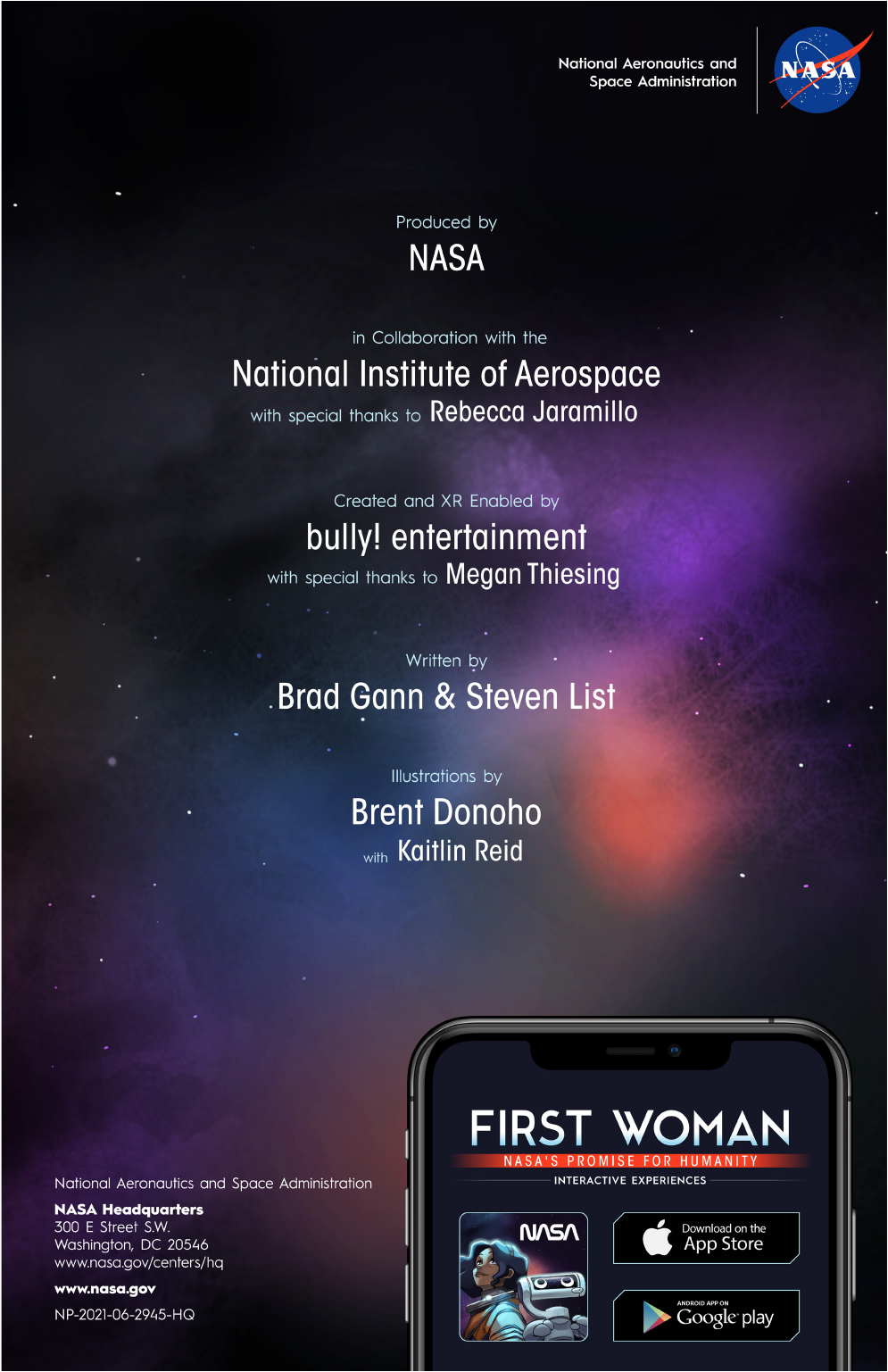 First Woman #2: Expanding Our Universe, page 52. Credit: NASA. Public domain (U.S. government work).