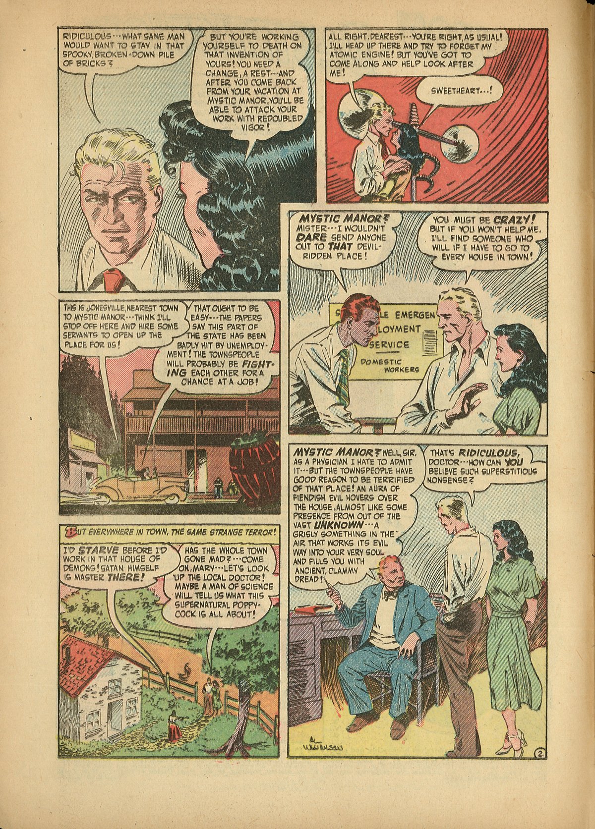 Forbidden Worlds #1 (American Comics Group), page 4. Public domain (US).