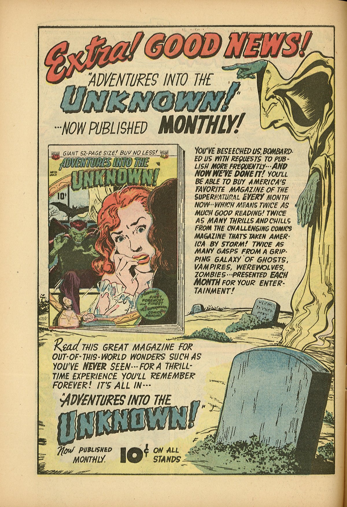 Forbidden Worlds #1 (American Comics Group), page 38. Public domain (US).