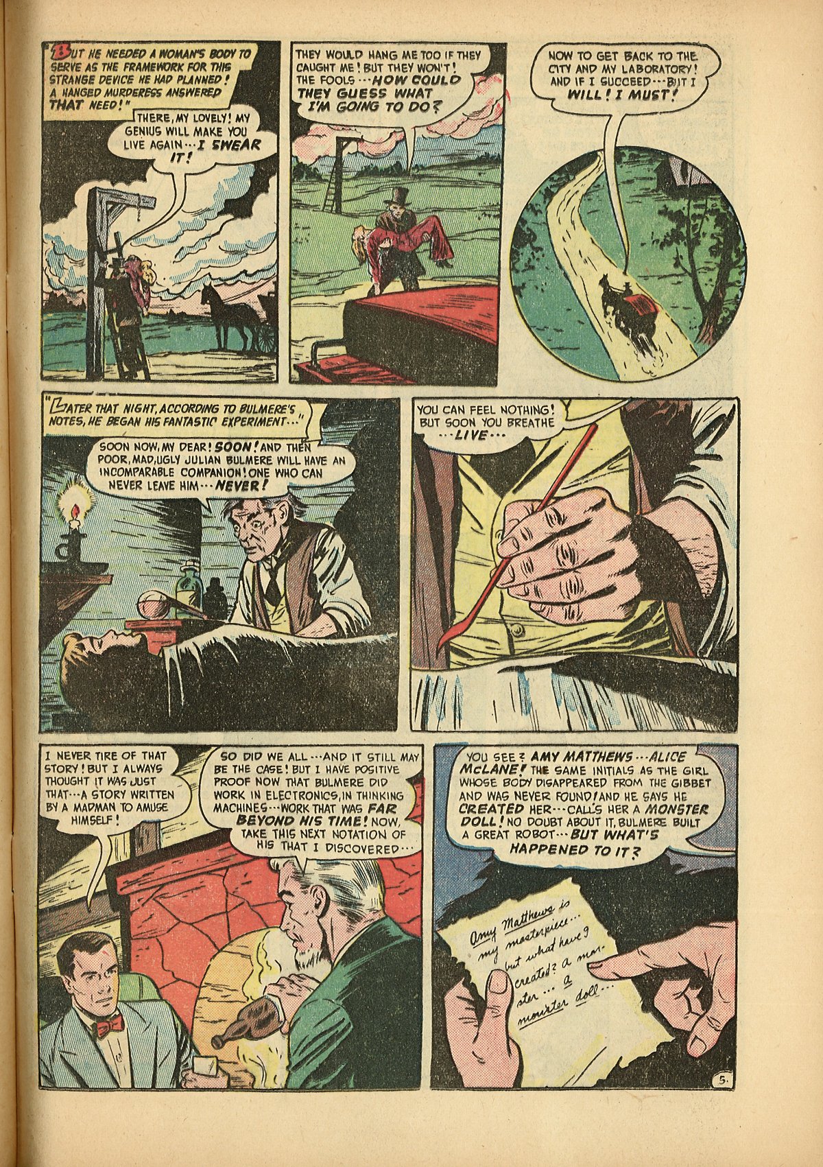 Forbidden Worlds #1 (American Comics Group), page 43. Public domain (US).