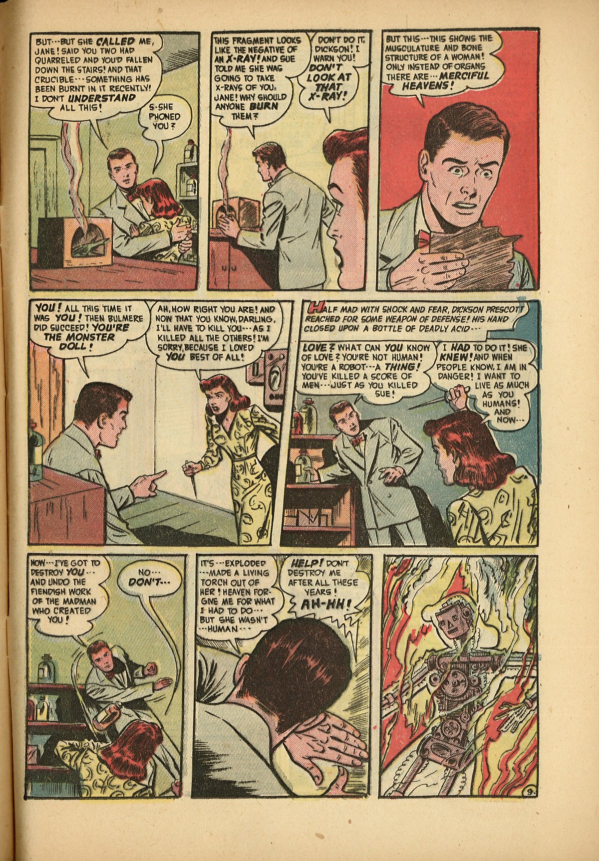 Forbidden Worlds #1 (American Comics Group), page 47. Public domain (US).