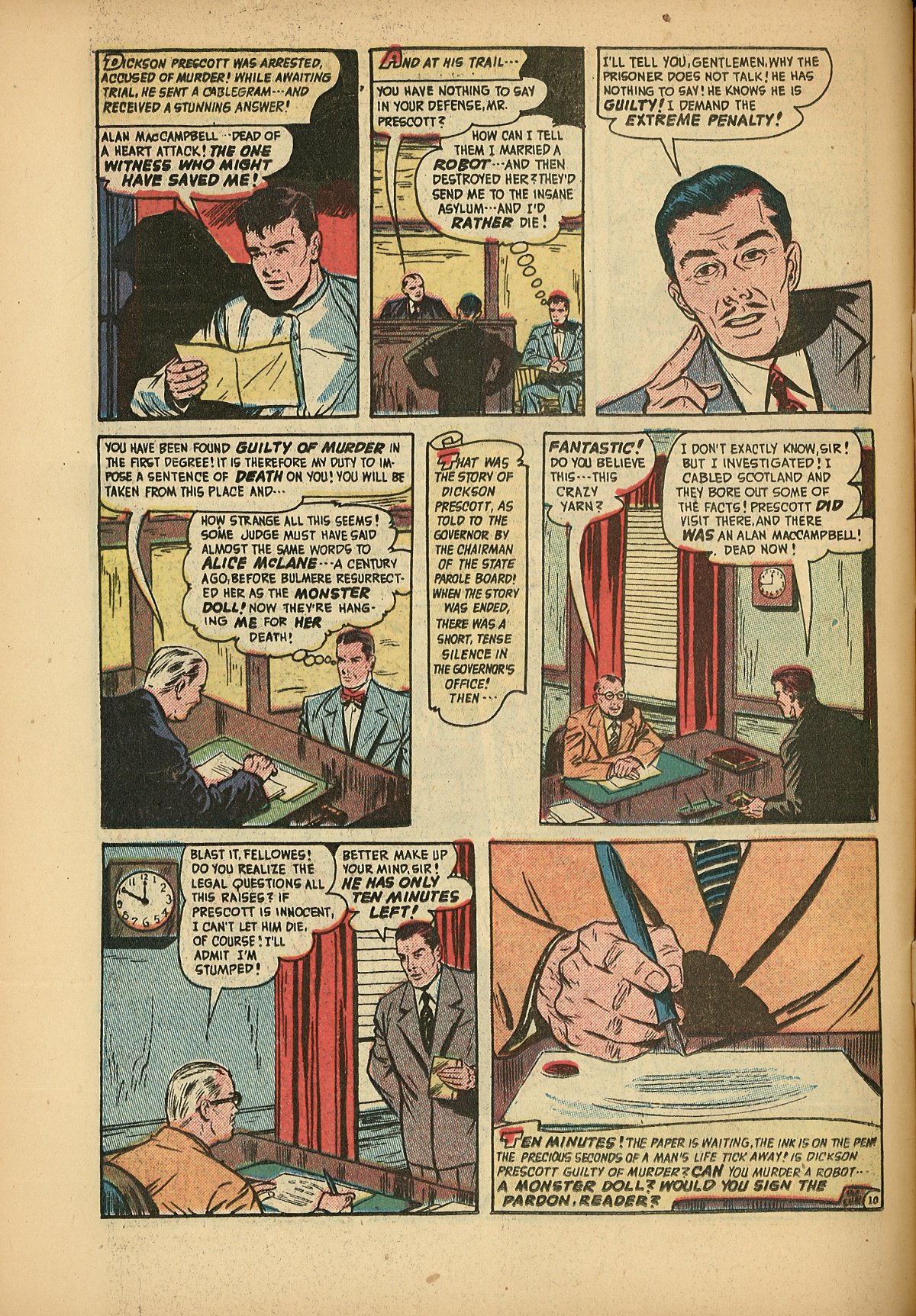 Forbidden Worlds #1 (American Comics Group), page 48. Public domain (US).