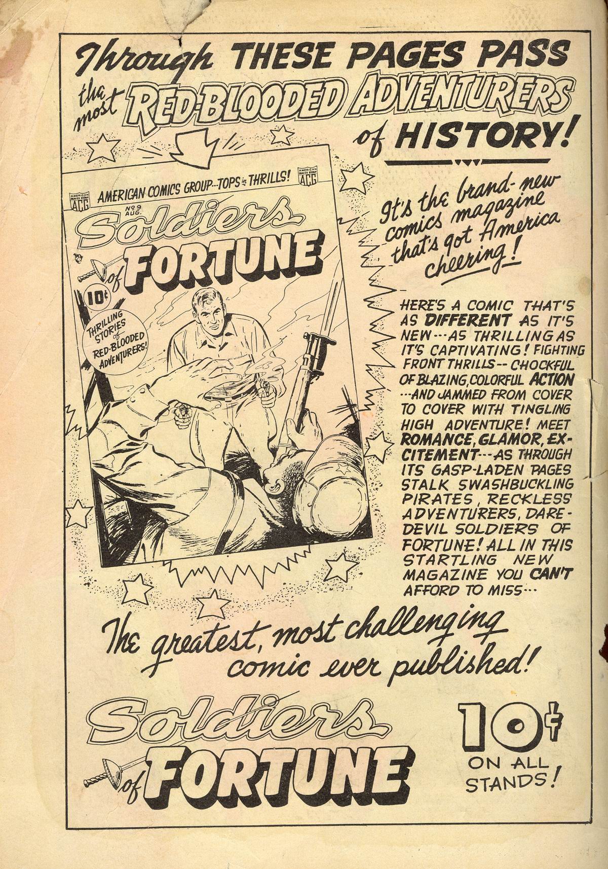 Forbidden Worlds #10 (American Comics Group), page 2. Public domain (US).