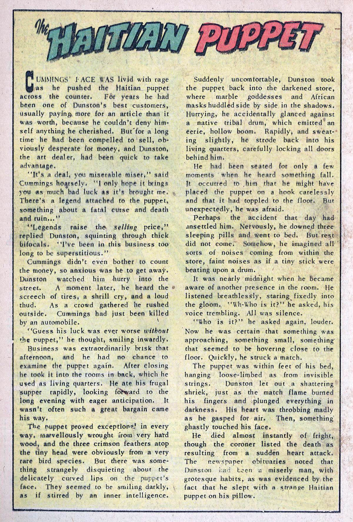 Forbidden Worlds #12 (American Comics Group), page 12. Public domain (US).